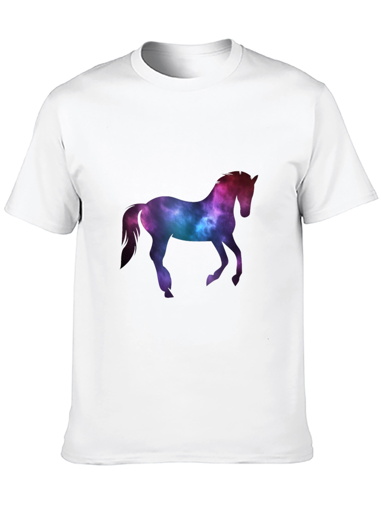 Black Cosmic Horse Graphic Tee - Black T-Shirt view 10