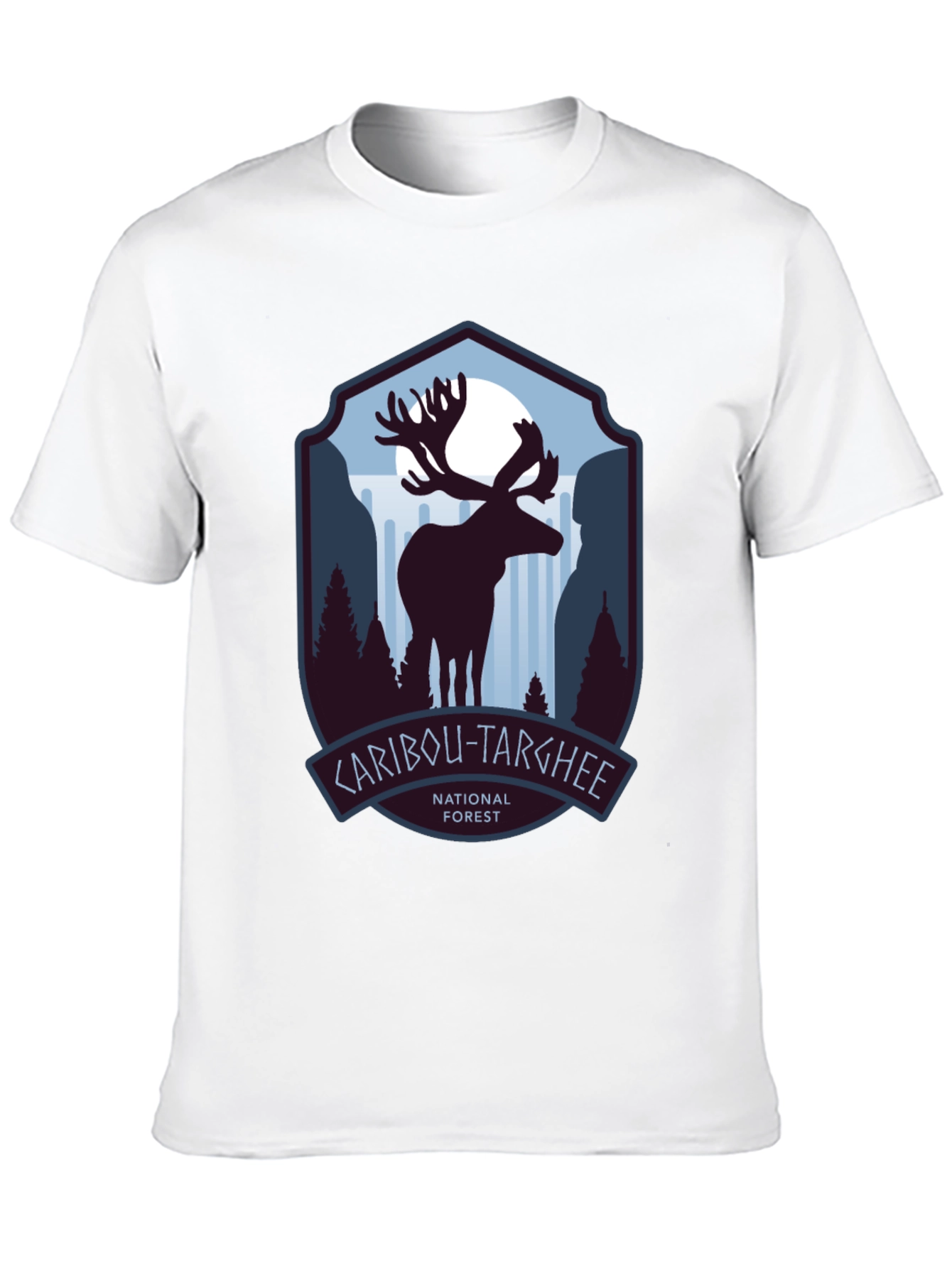 Black Caribou-Targhee National Forest T-Shirt view 10