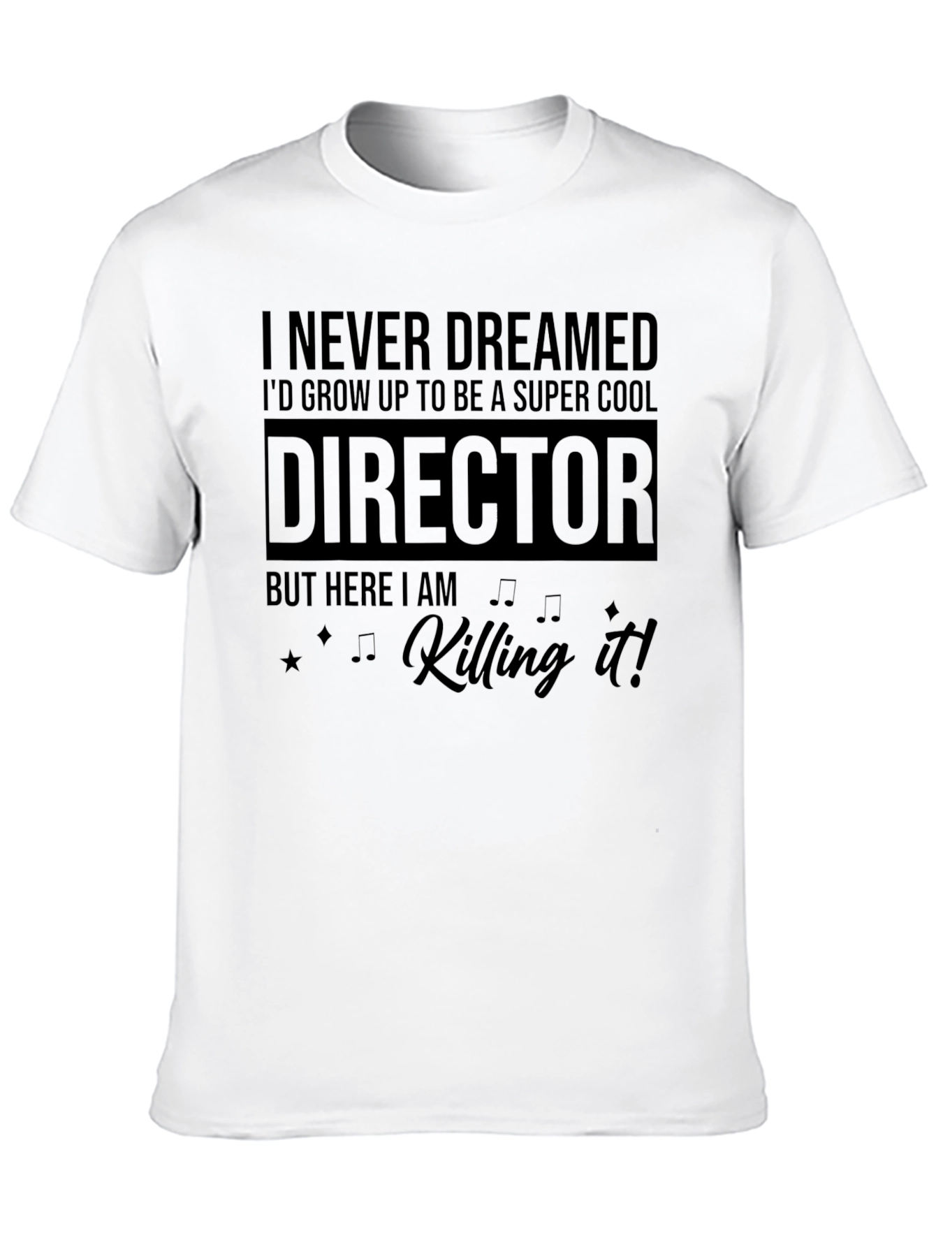 Black Super Cool Director T-Shirt view 10