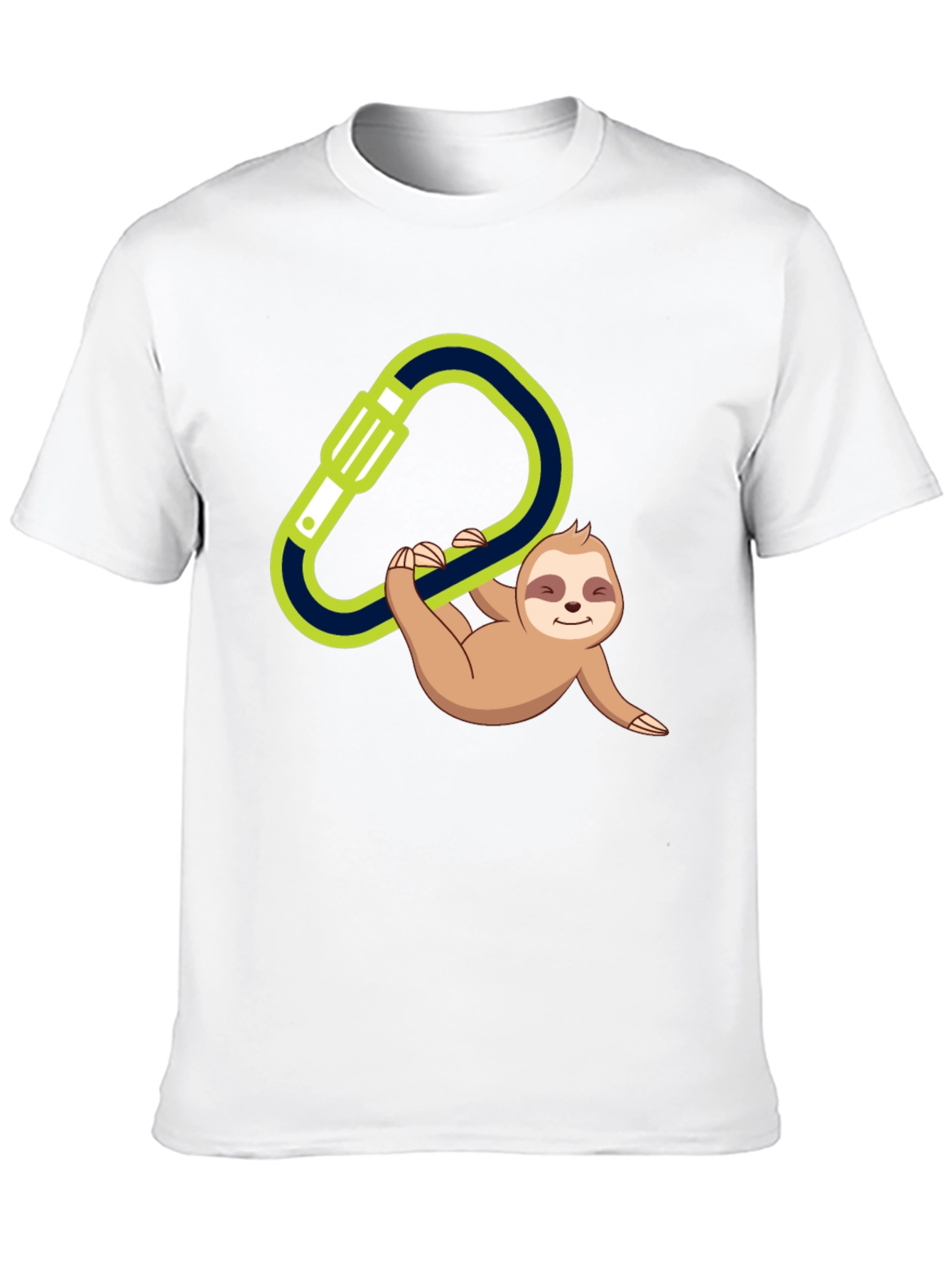Black Climbing Sloth T-Shirt view 10