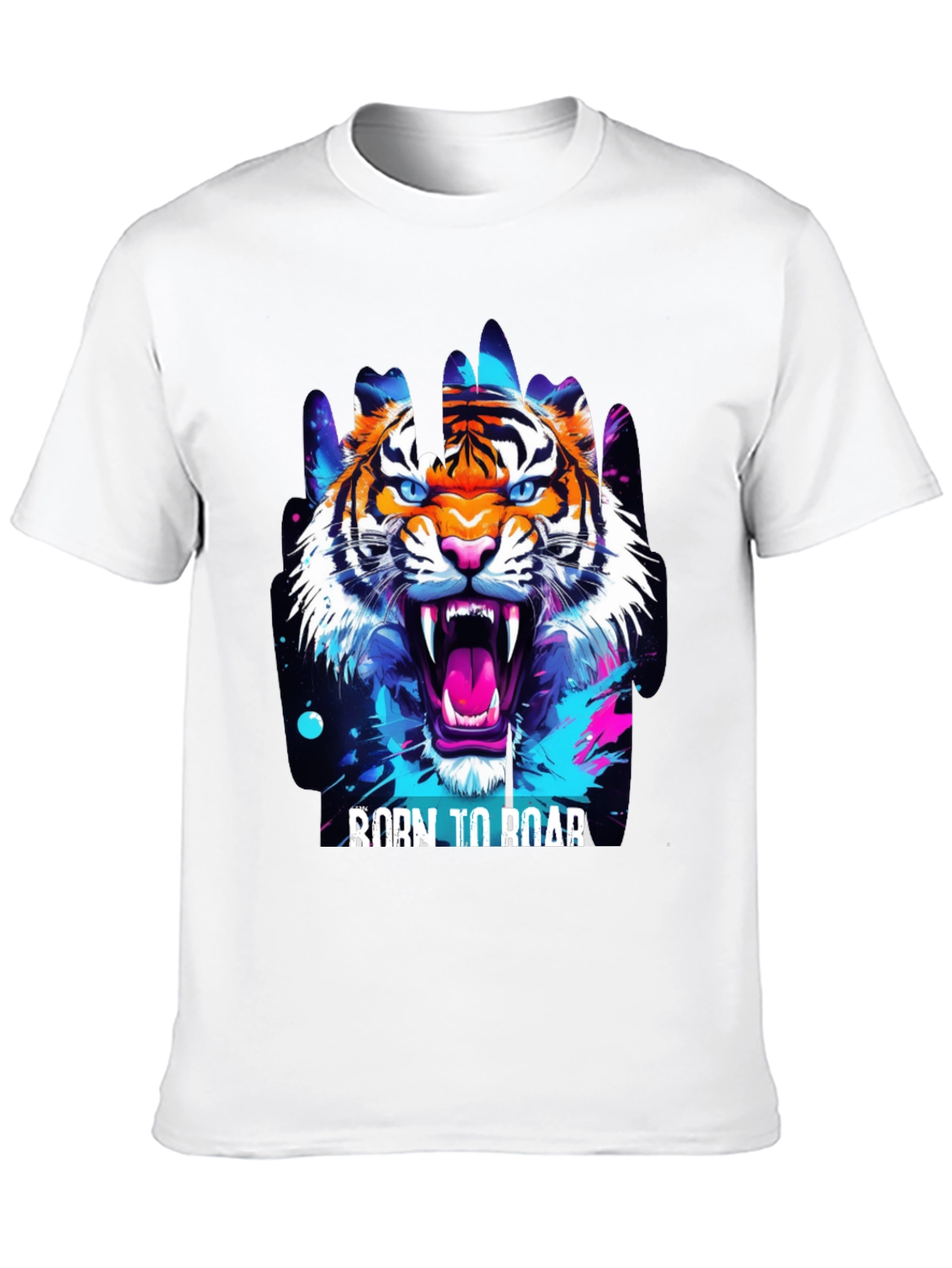 Black Born to Roar Graphic Tee view 10