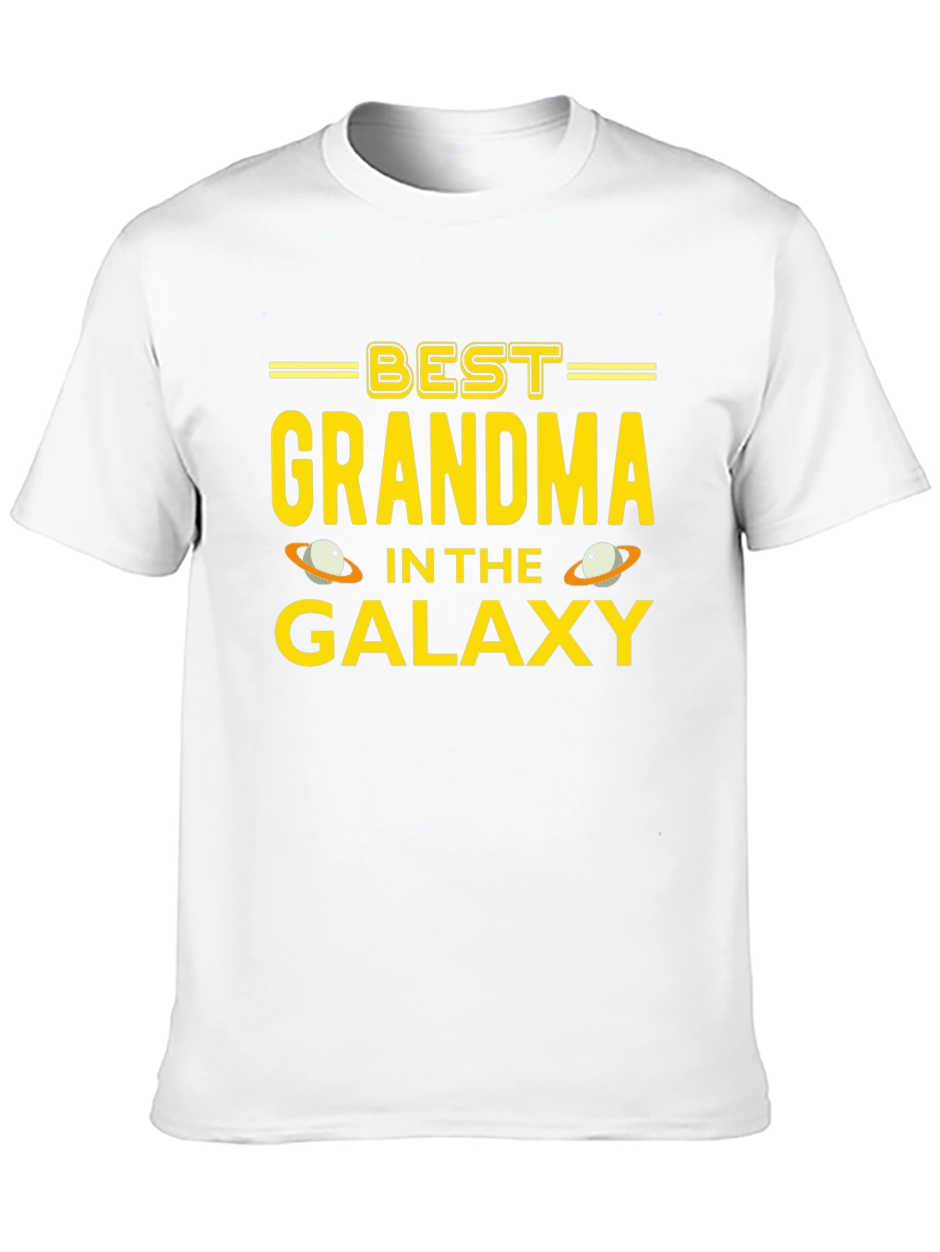 Black Best Grandma in the Galaxy T-Shirt view 10