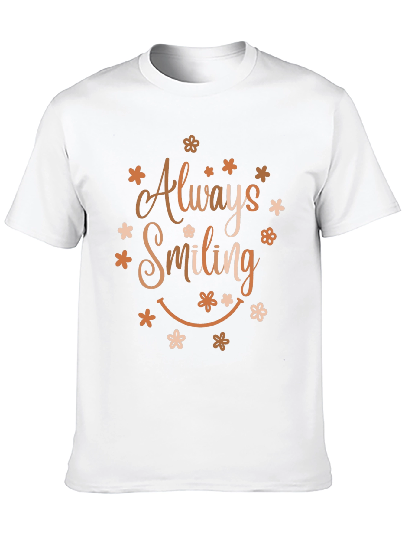 Black Always Smiling Graphic Print T-Shirt view 10