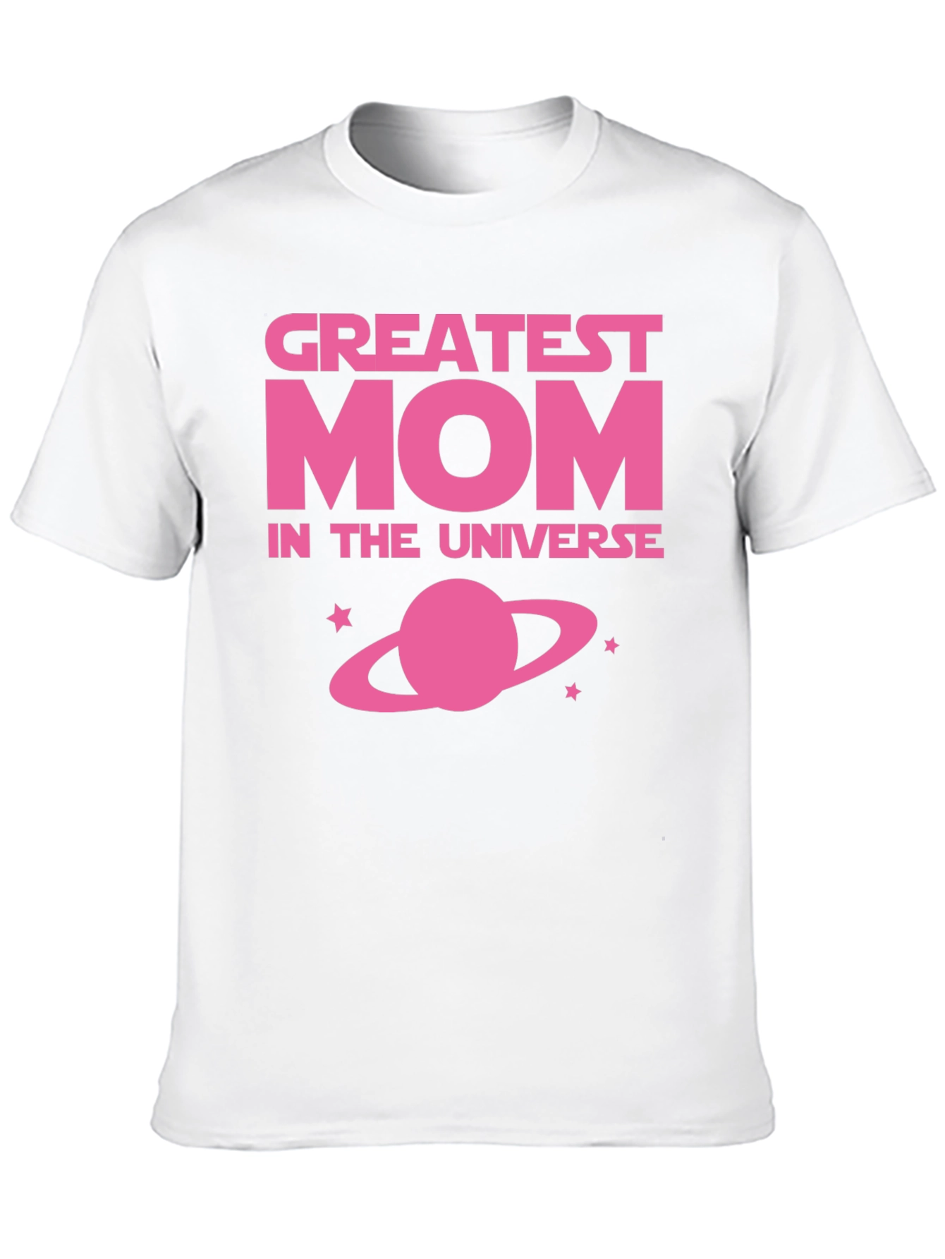 Black Greatest Mom in the Universe Black T-Shirt view 10
