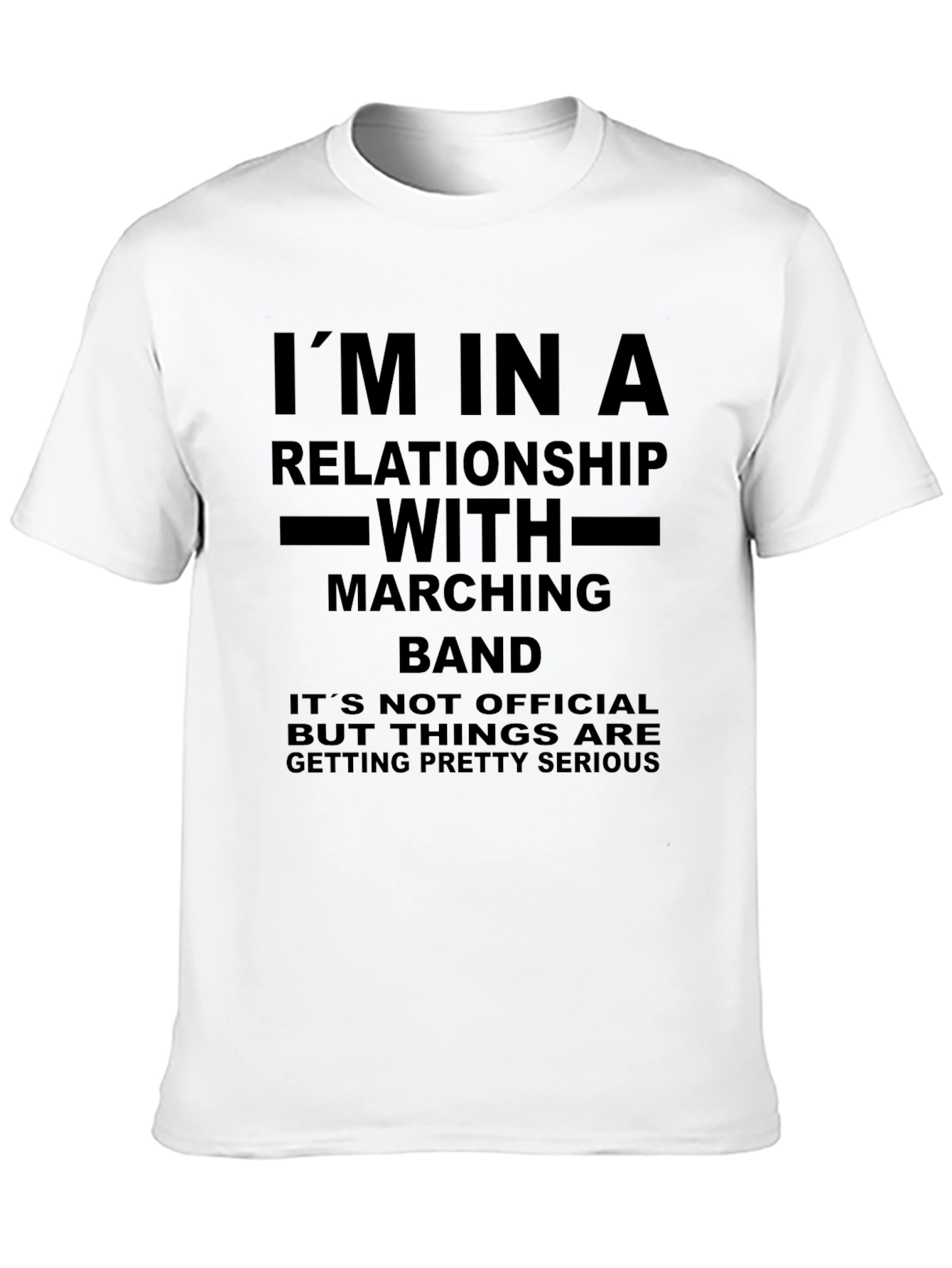 Black Marching Band Relationship T-Shirt - Funny Band Lover Tee view 10