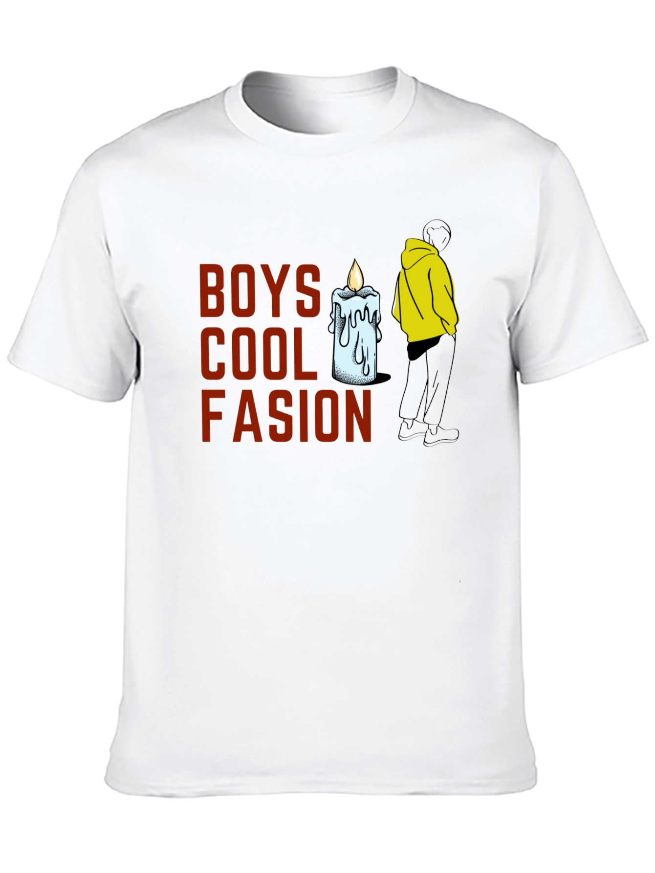 Black Boys Cool Fashion Graphic T-Shirt view 10