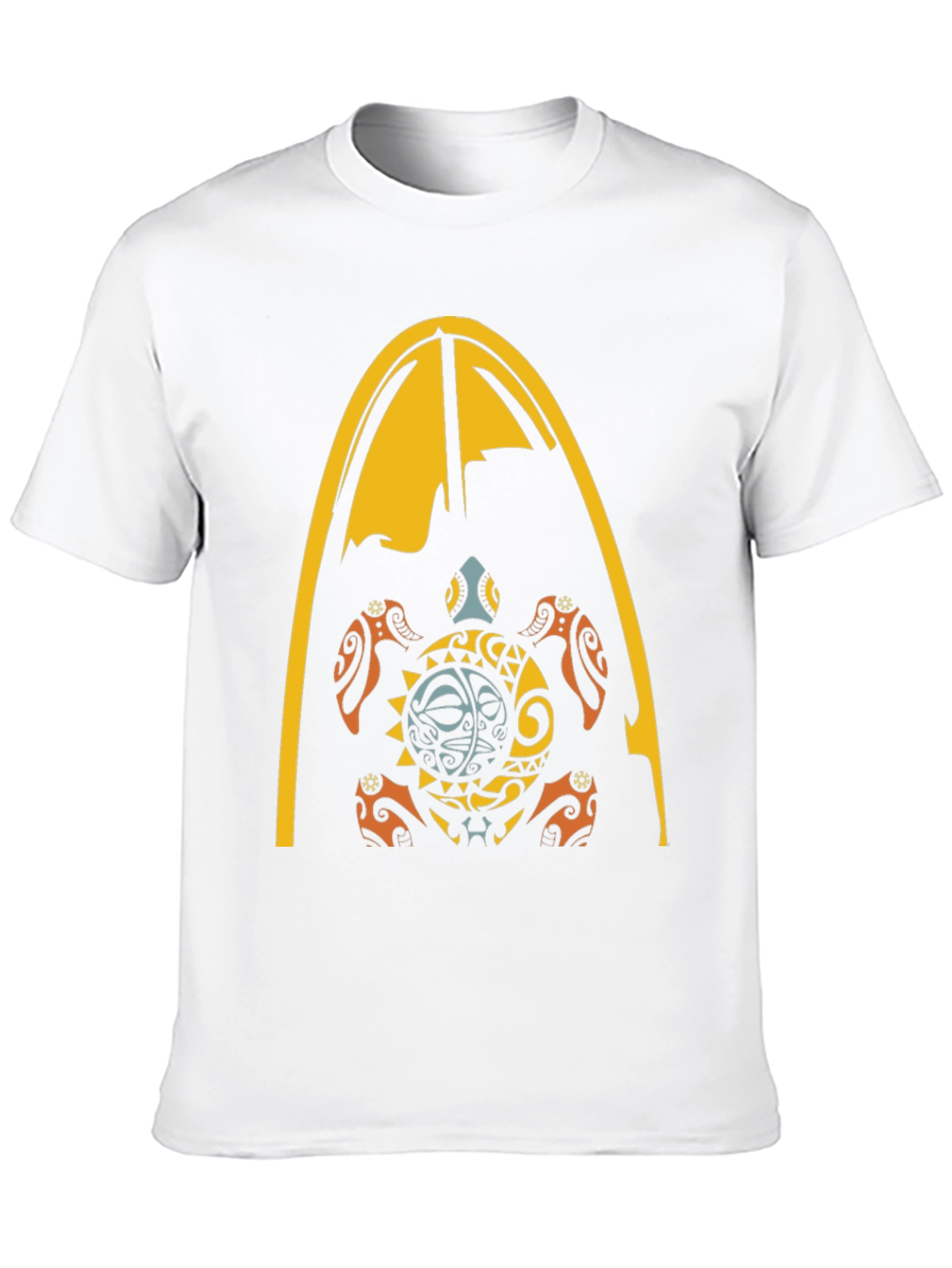 Black Turtle Design Graphic T-Shirt view 10