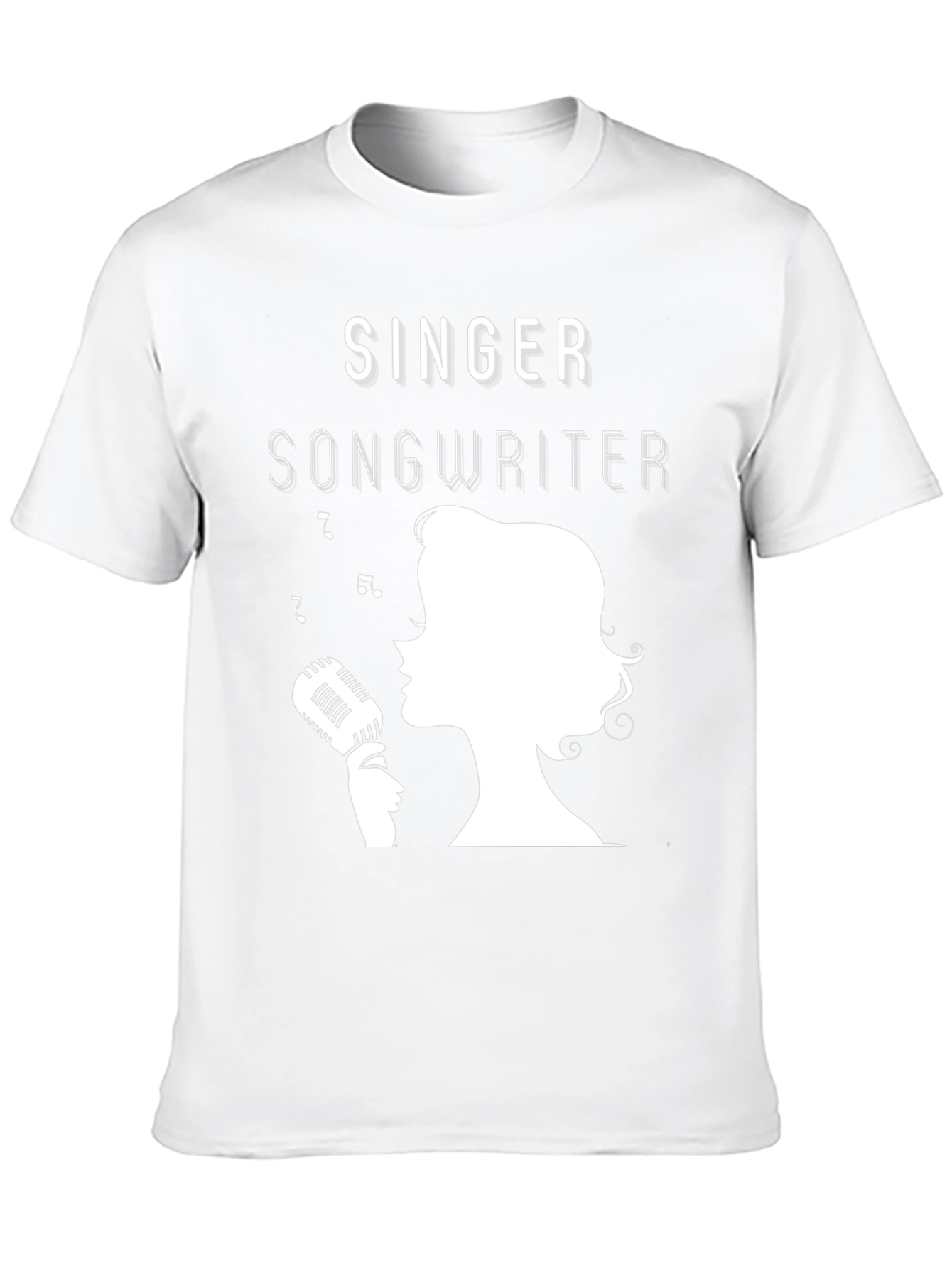 Black Singer Songwriter Graphic Tee - Music Lover T-Shirt view 10