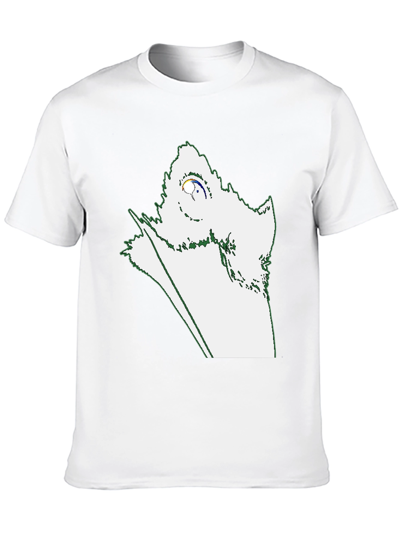 Black Abstract Graphic Print Black T-Shirt view 10