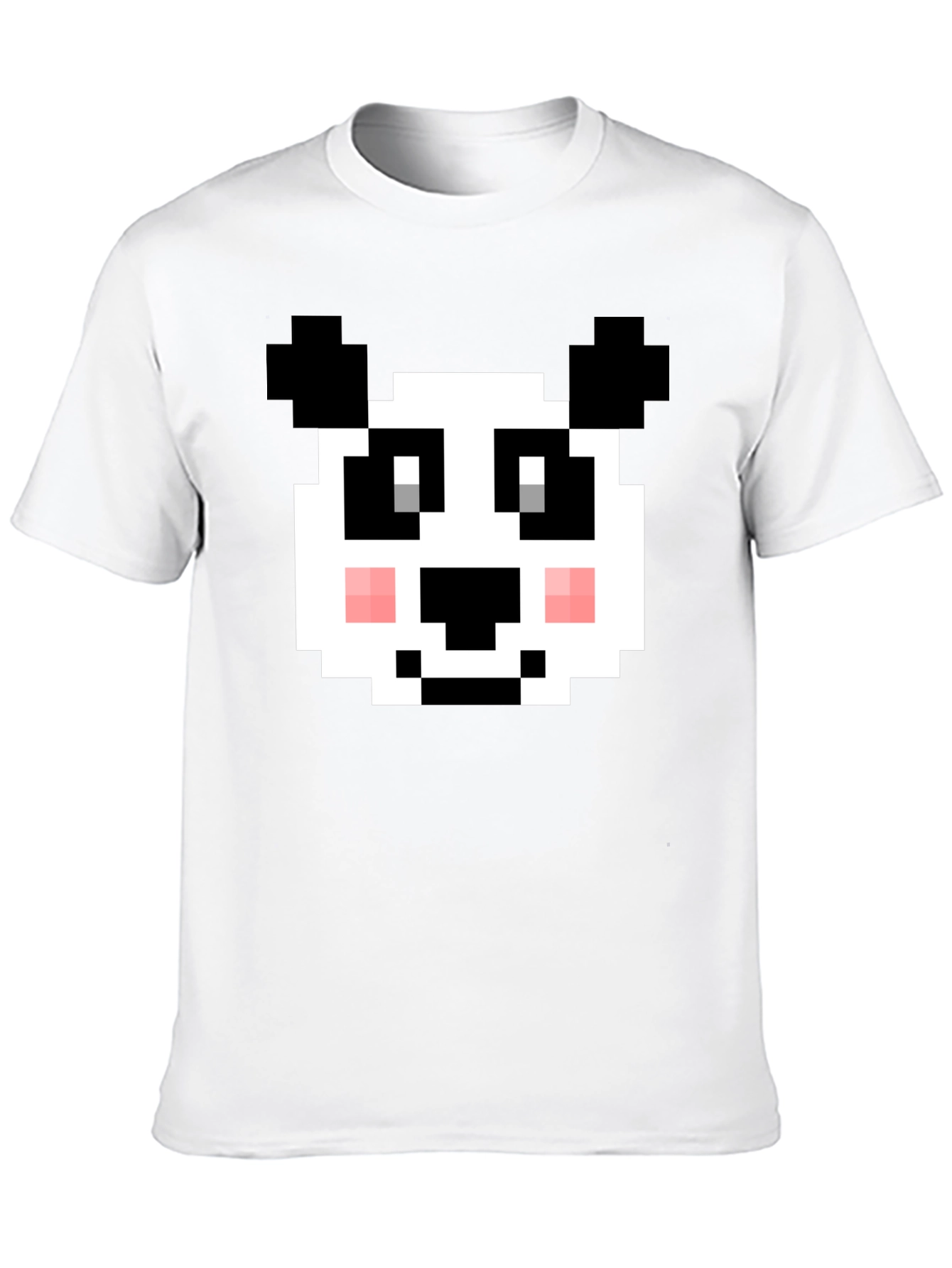 Black Pixel Panda T-Shirt - Gamer Style view 10