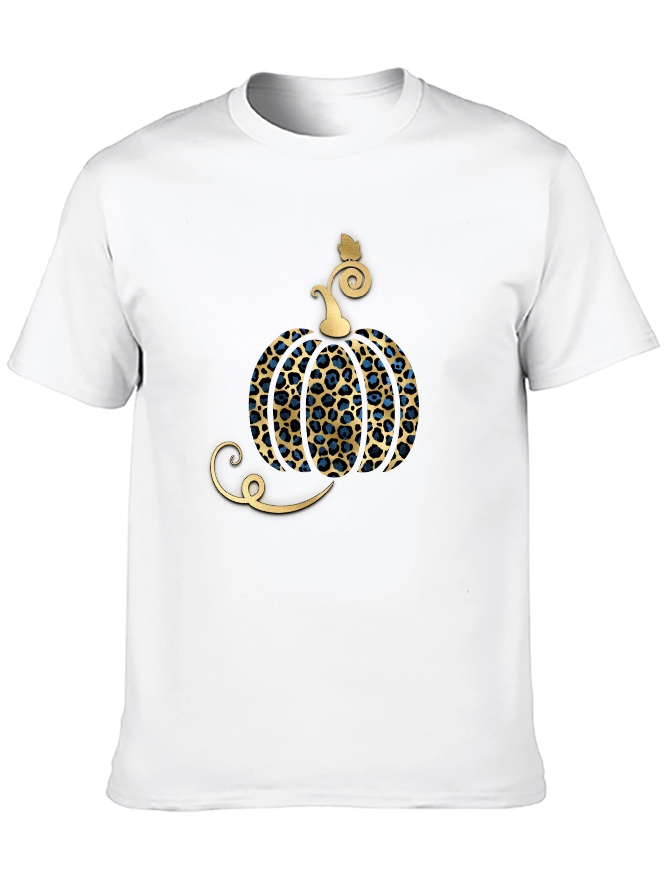 Leopard Pumpkin Print T-Shirt - 10
