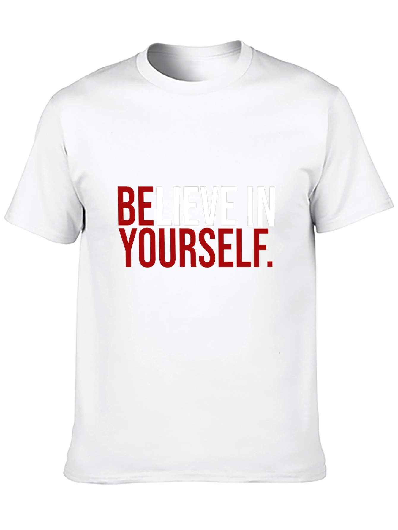 Black Believe in Yourself Black Graphic Tee view 10