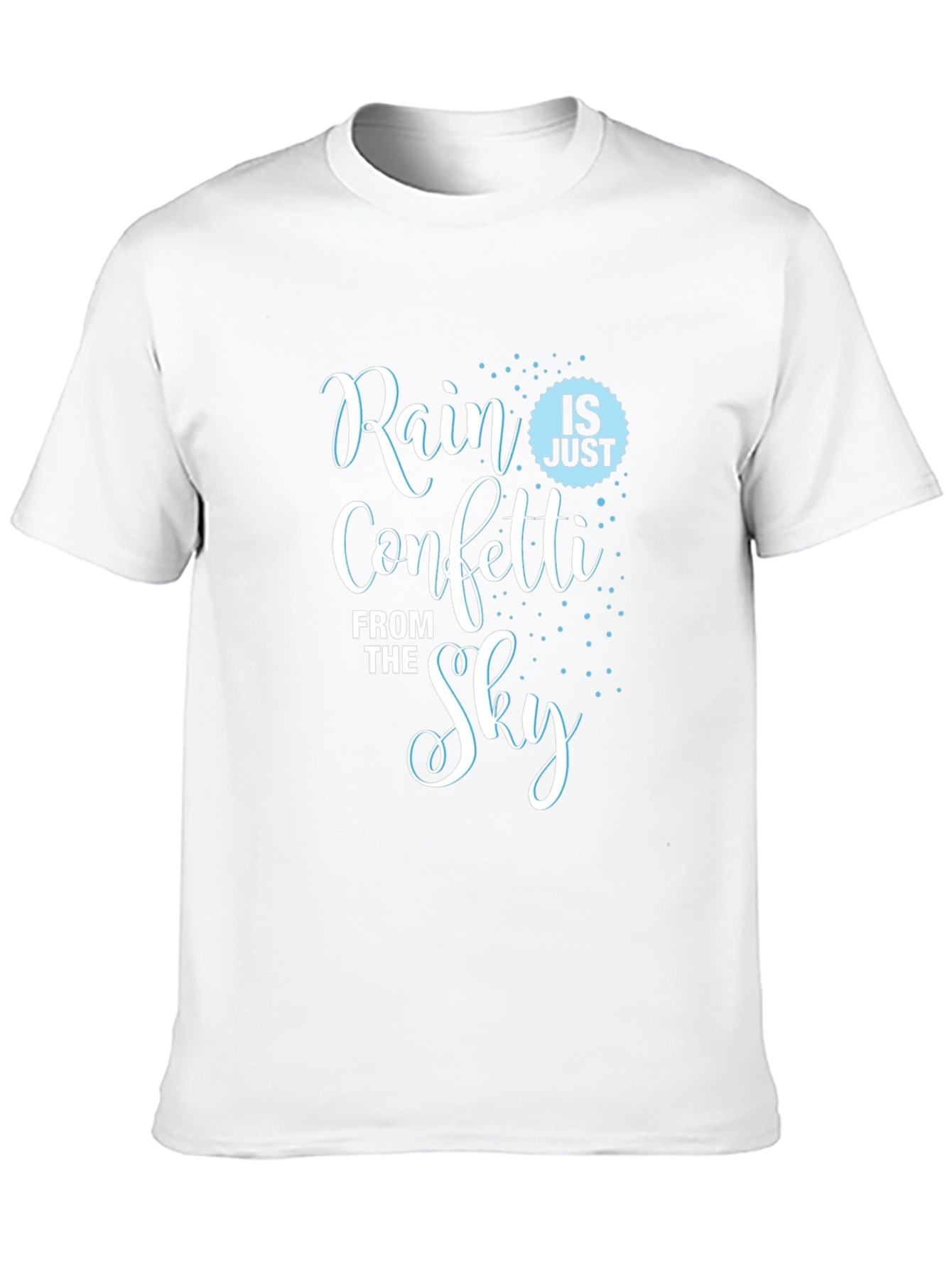 Rain Confetti Sky Graphic T-Shirt - 10