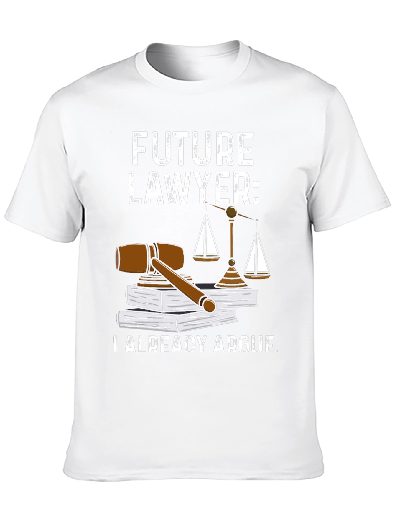 Black Future Lawyer T-Shirt - Law School Gift view 10