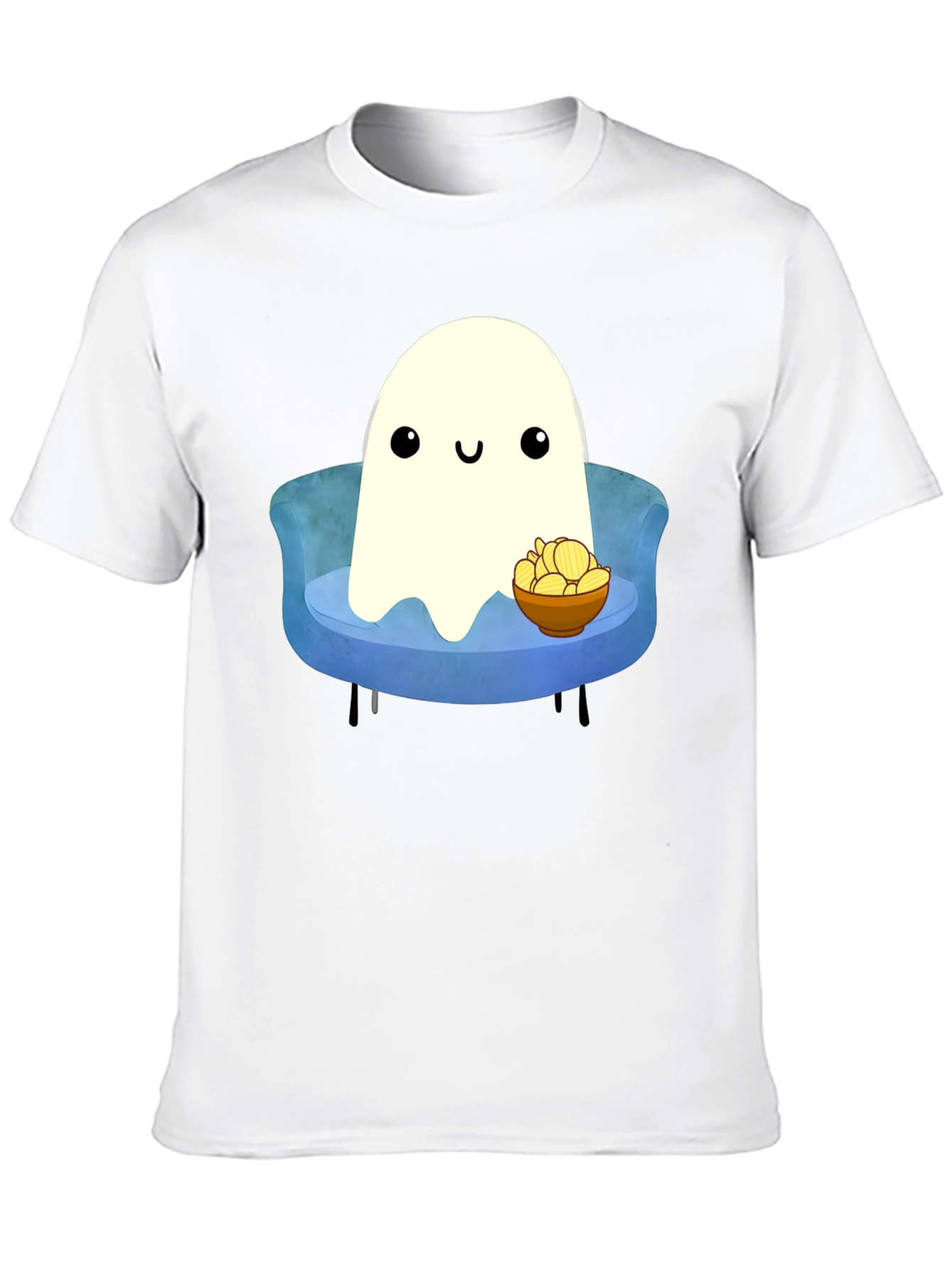 Black Ghost Chips Graphic T-Shirt view 10