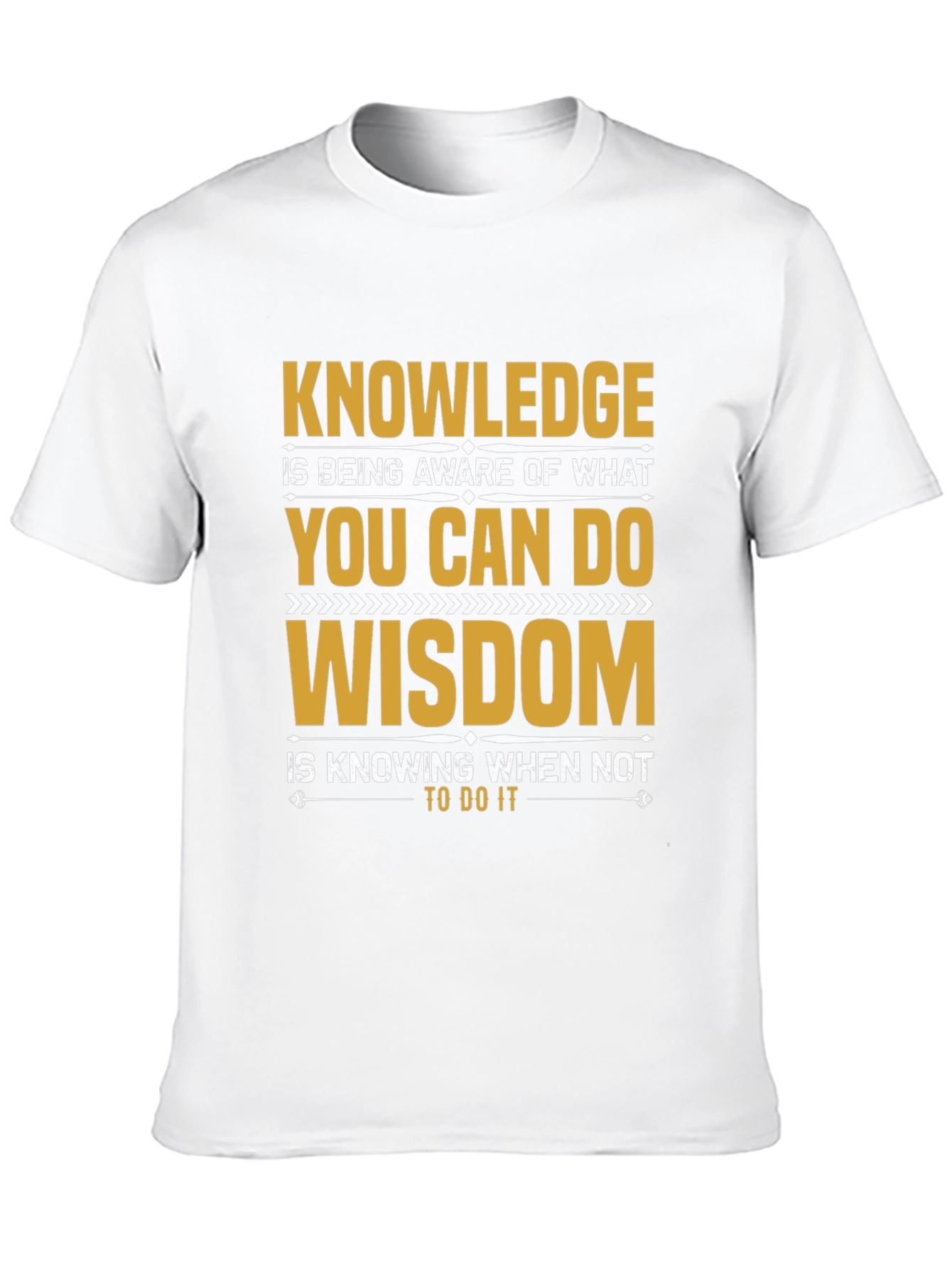 Black Knowledge Wisdom Graphic Tee view 10