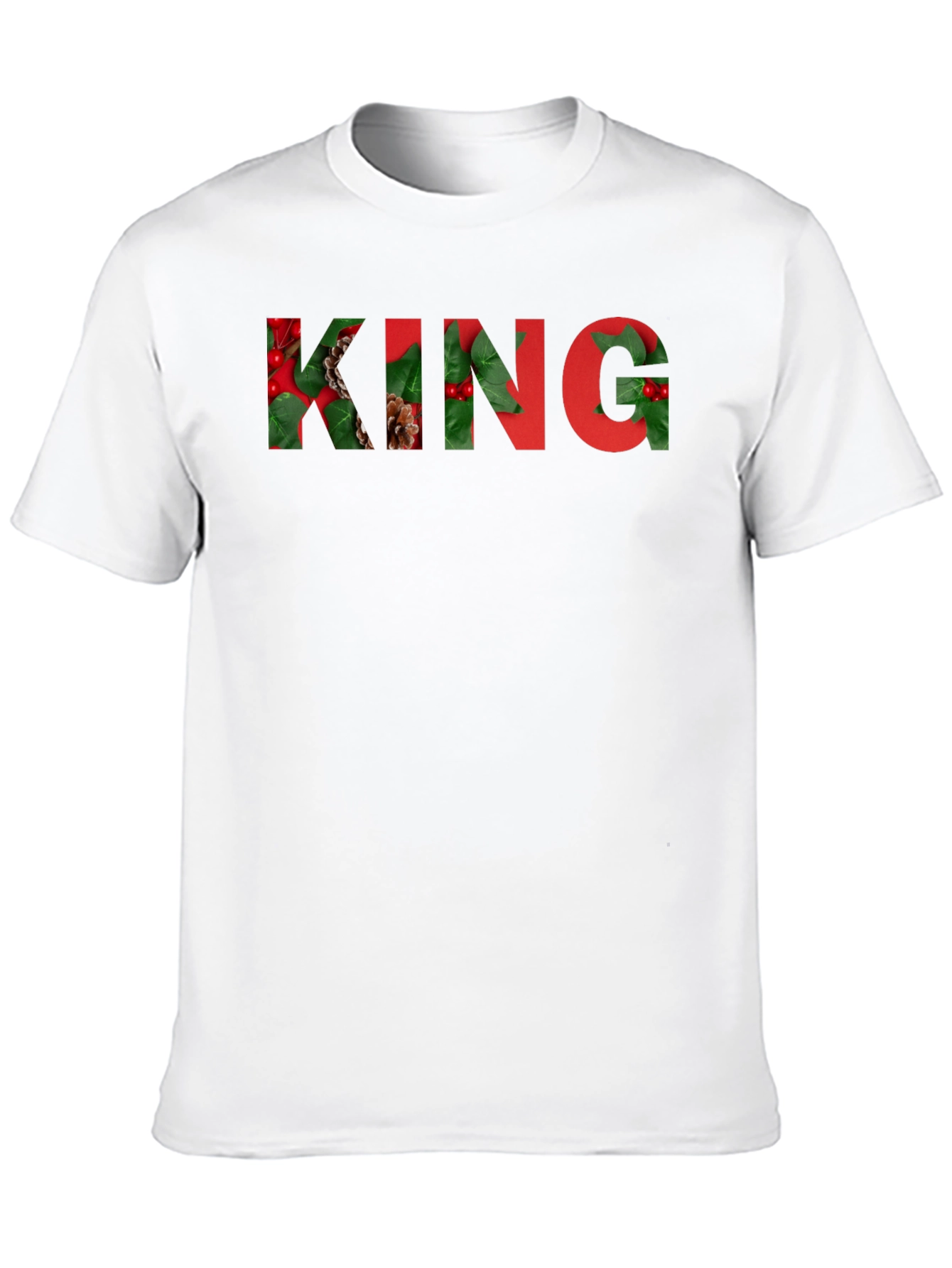 Black King Holiday T-Shirt - Festive Design view 10