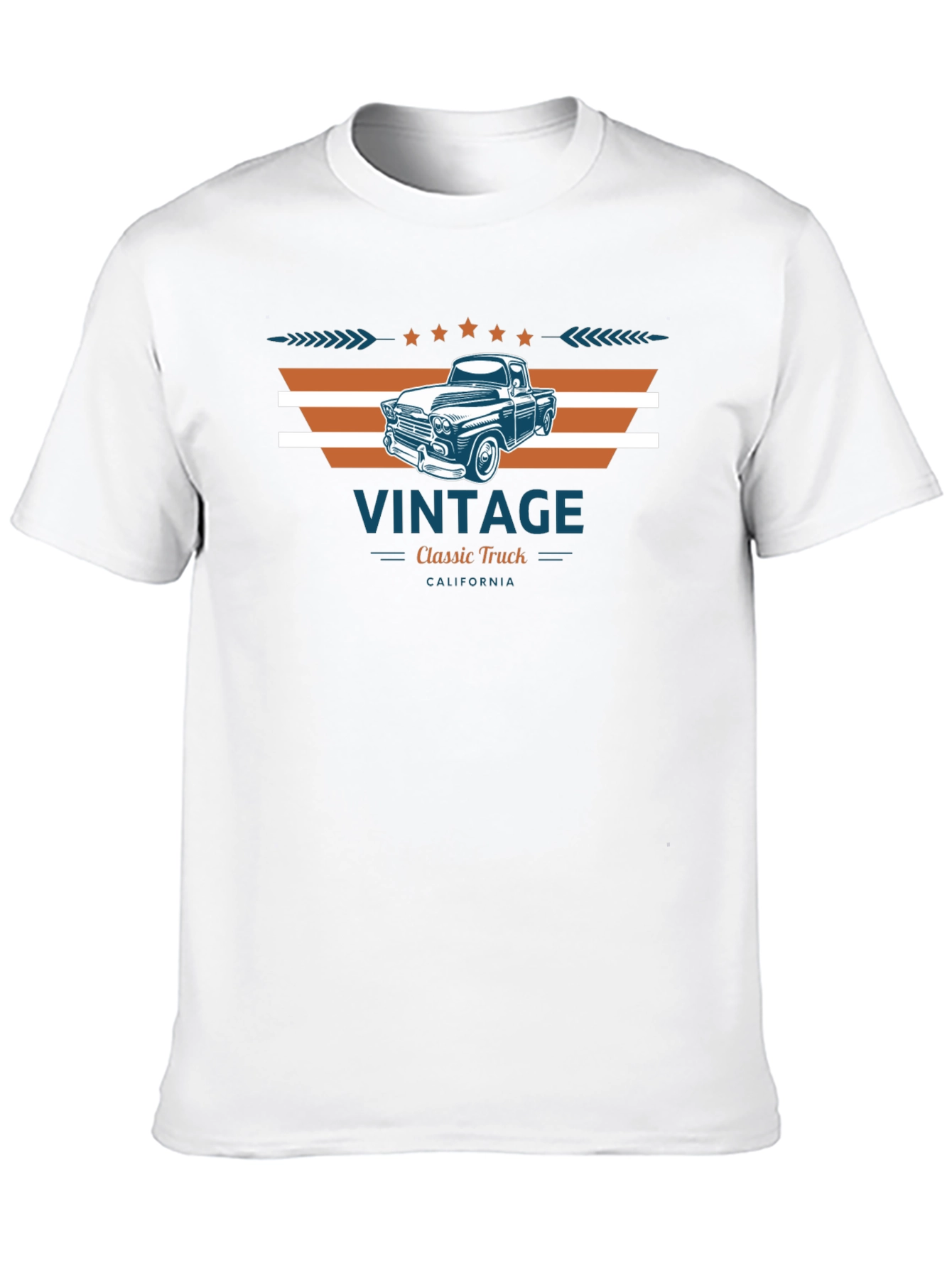 Black Vintage Classic Truck Graphic T-Shirt view 10
