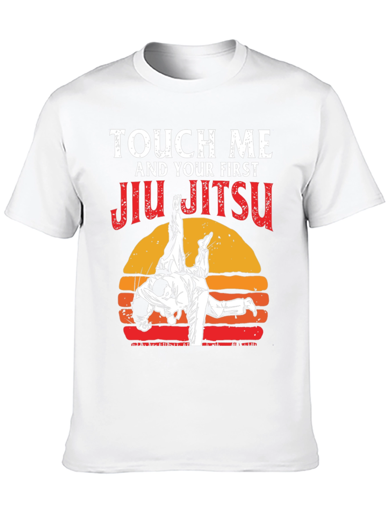 Black Touch Me Jiu Jitsu Graphic Tee view 10