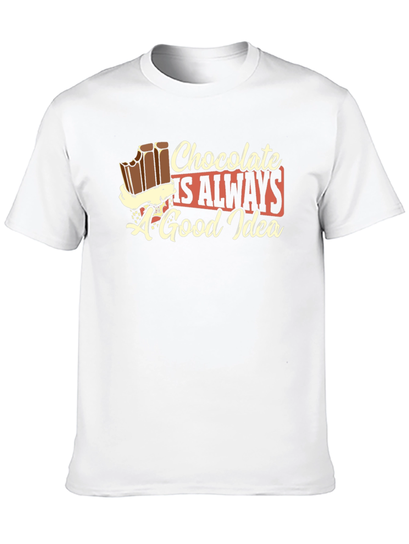 Black Chocolate is Always a Good Idea Black T-Shirt view 10