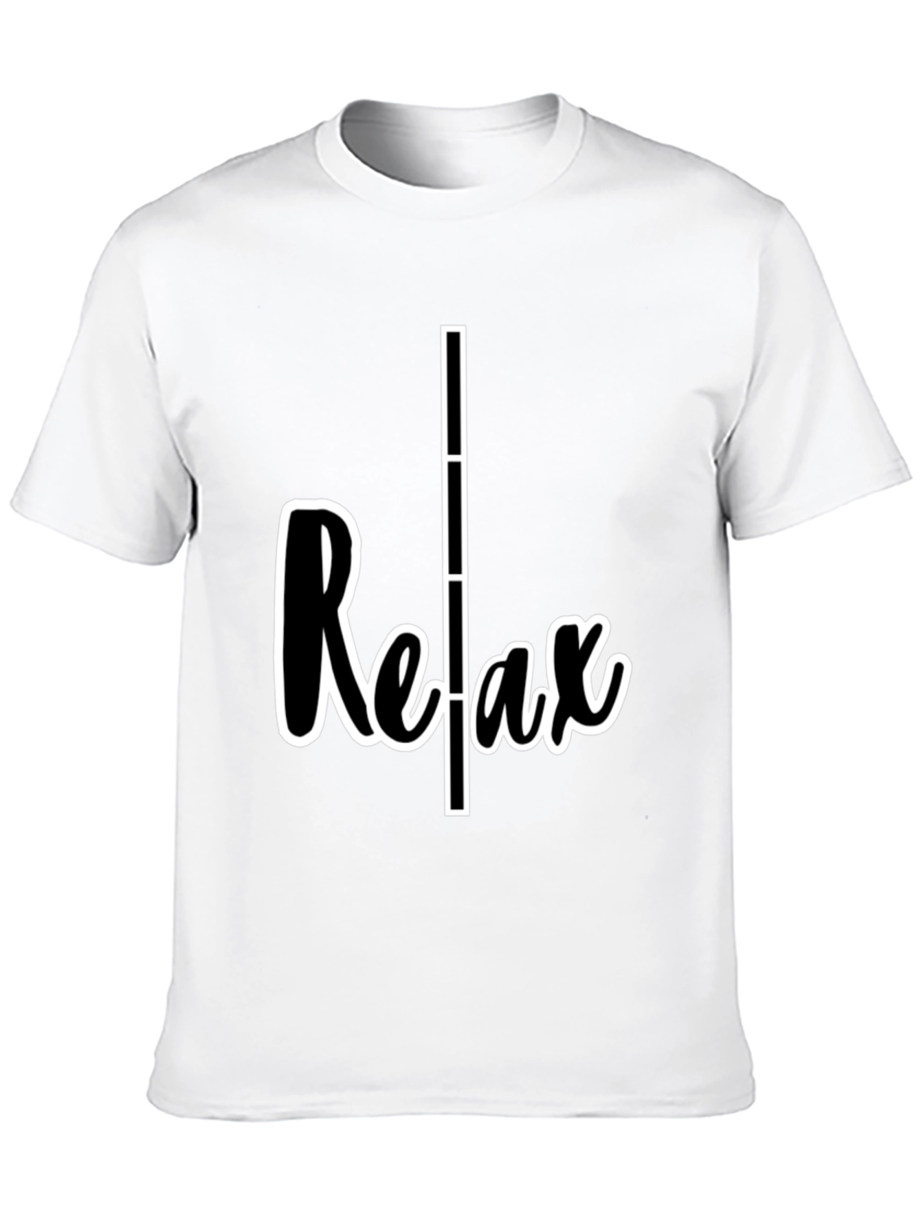 Black Relax Graphic T-Shirt - Casual Comfort view 10