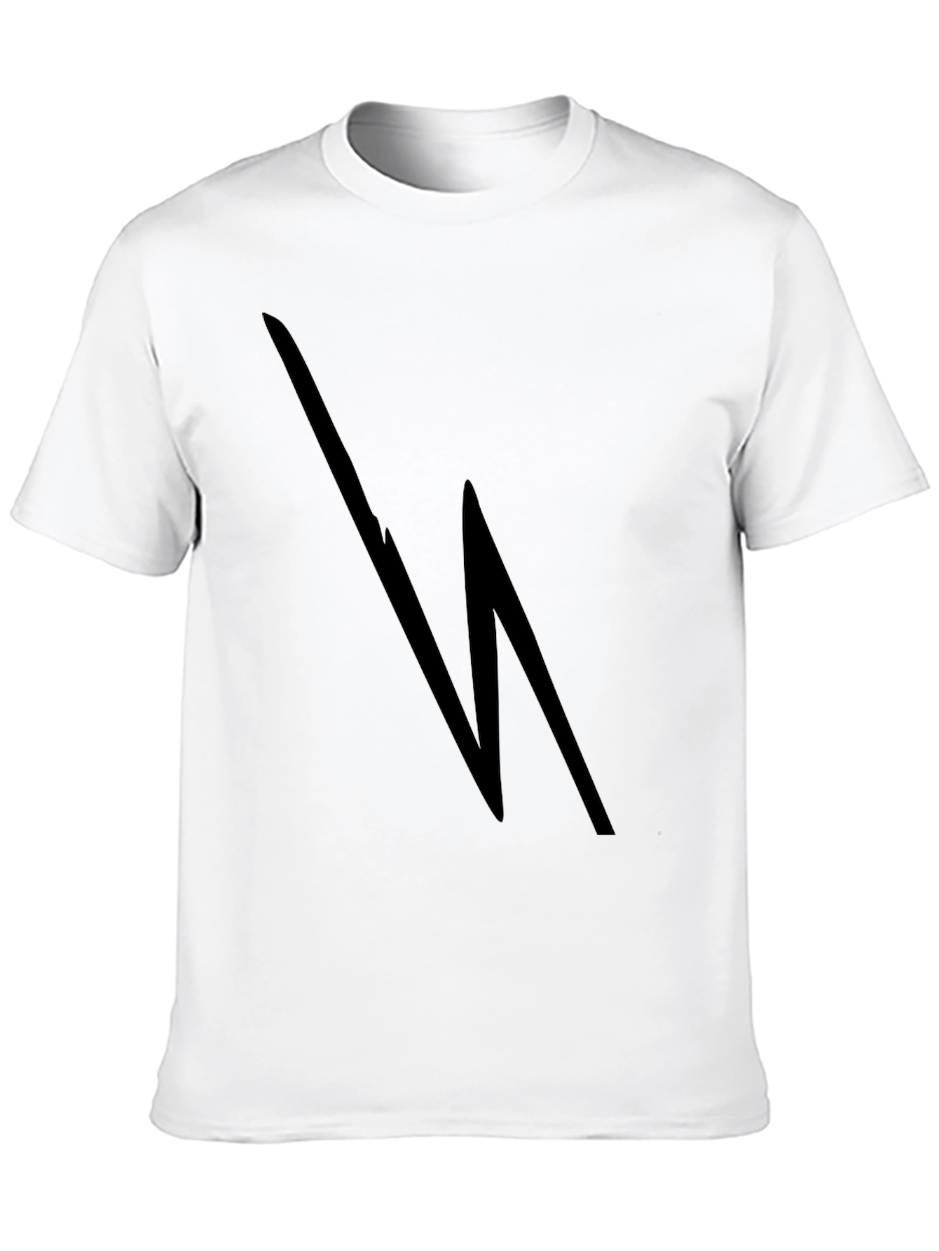 Black Black Lightning Bolt Graphic Tee view 10