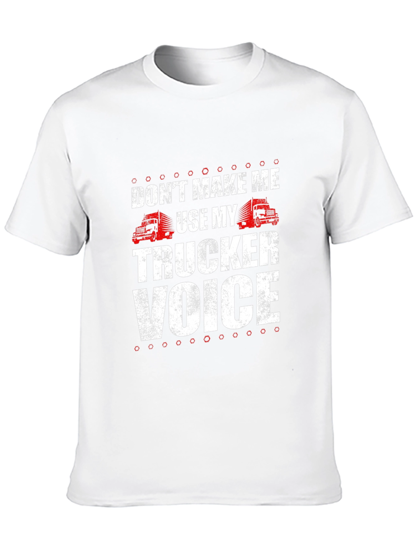 Black Don't Make Me Use My Trucker Voice T-Shirt view 10