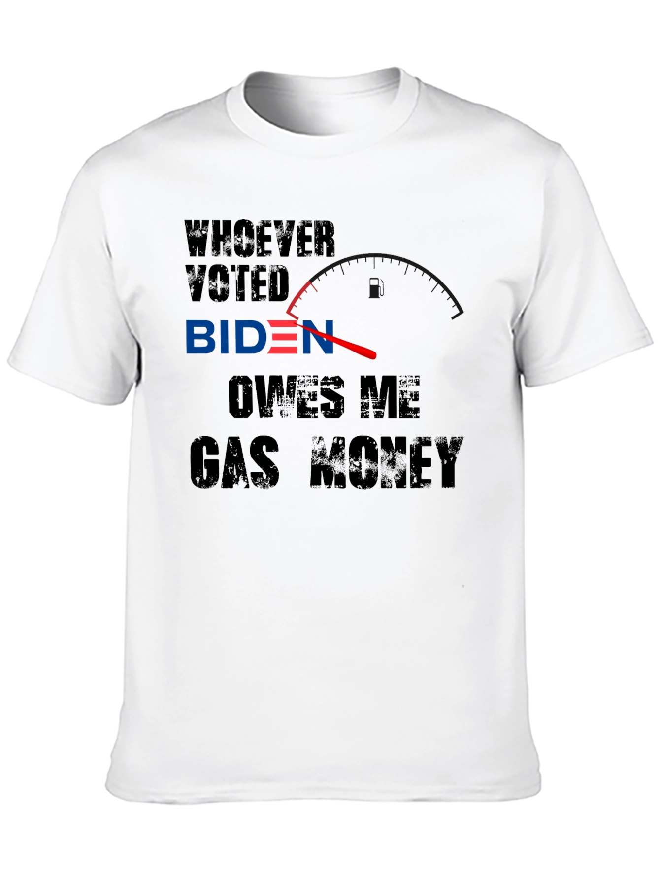 Black Biden Gas Money T-Shirt view 10