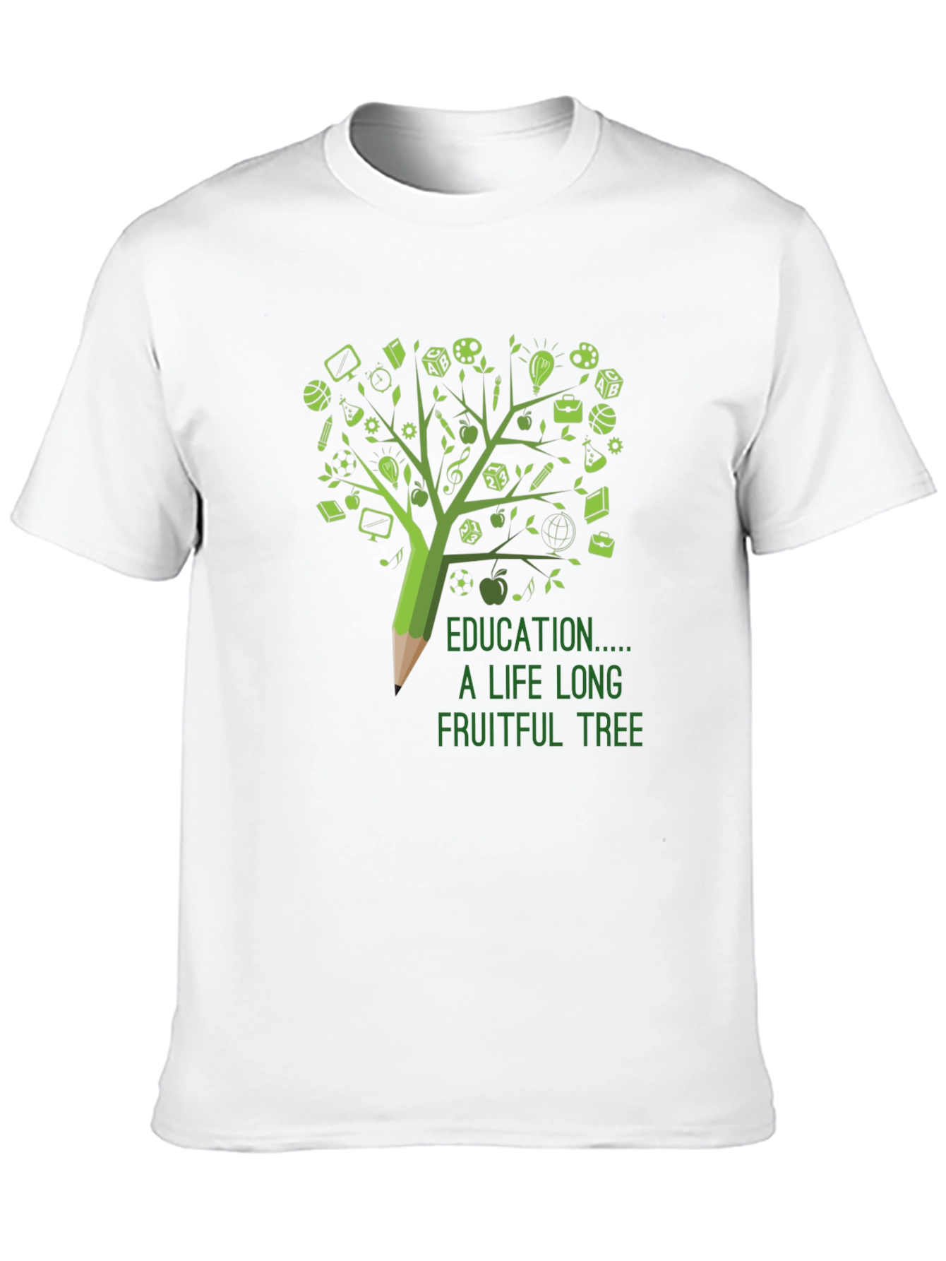 Black Education is a Lifelong Fruitful Tree T-Shirt view 10