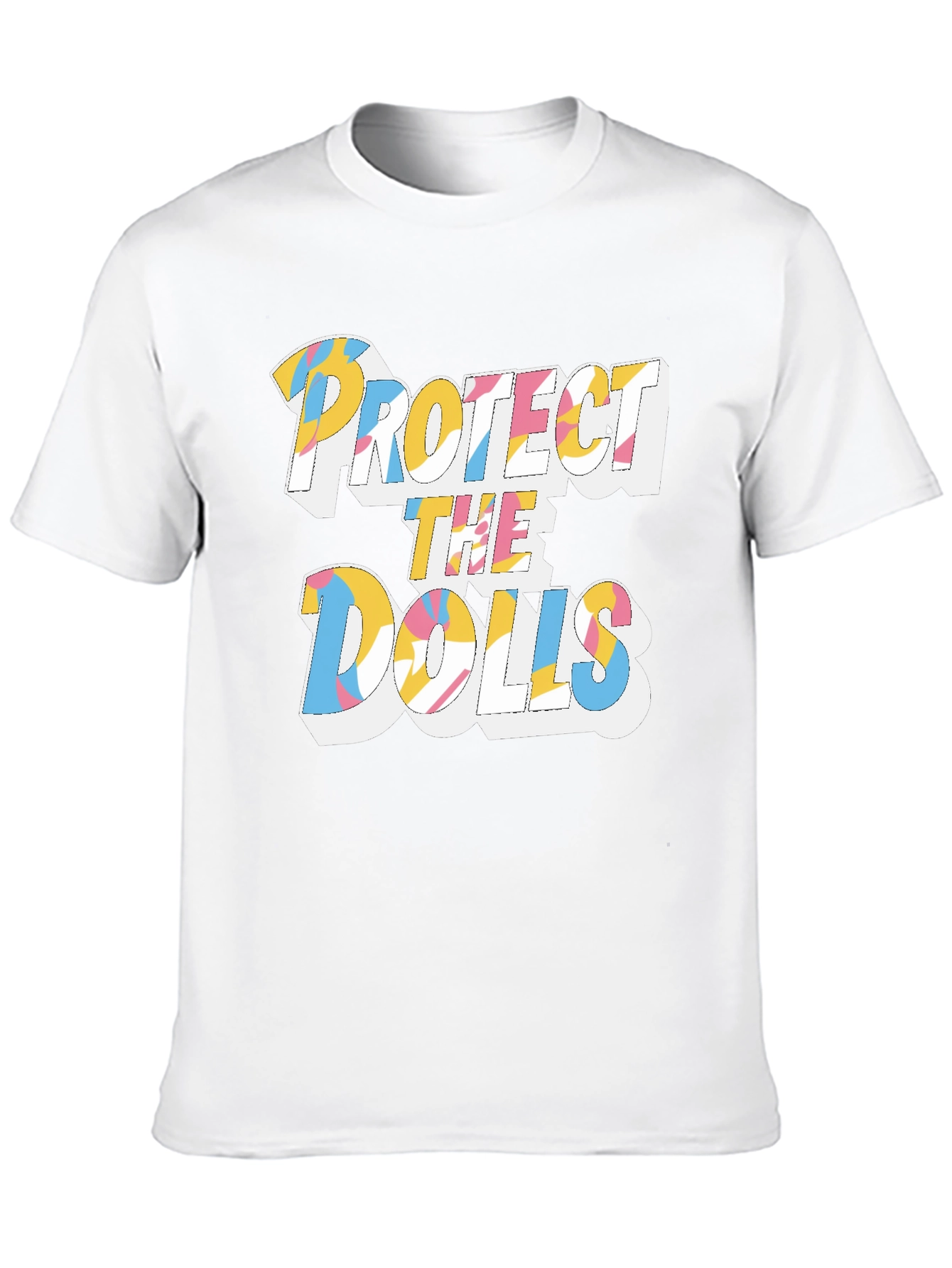 Black Protect the Dolls Graphic Print Tee view 10