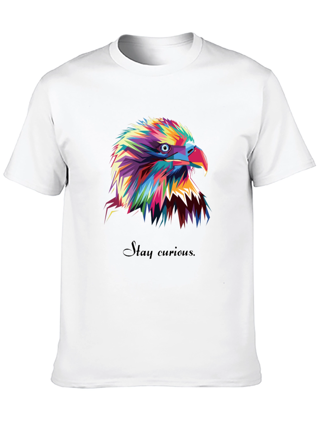 Black Bold Eagle Graphic Tee - Stay Curious view 10