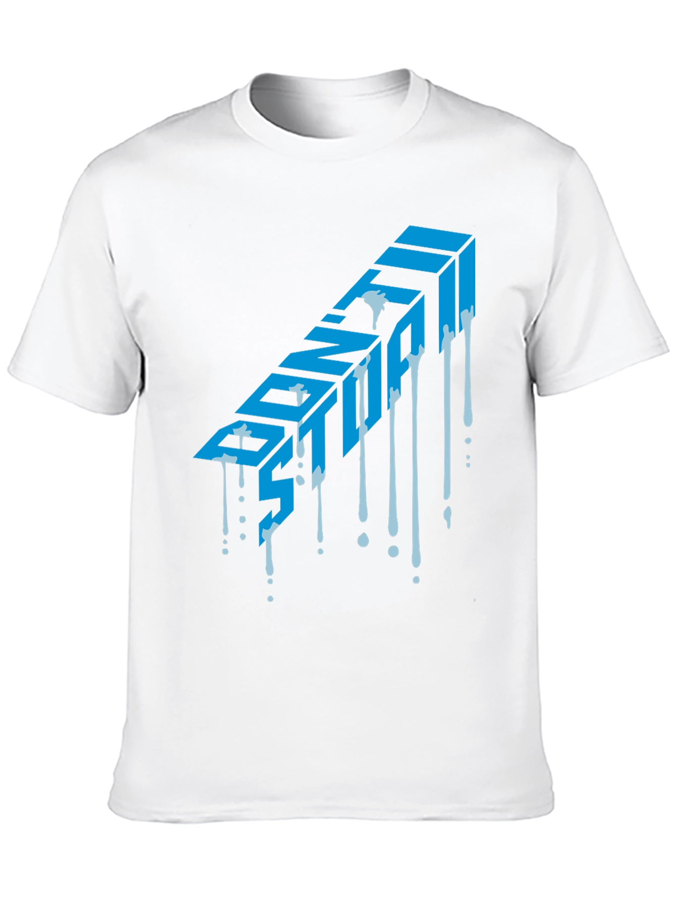 Black Don't Stop Graphic T-Shirt - Men's Black Tee view 10