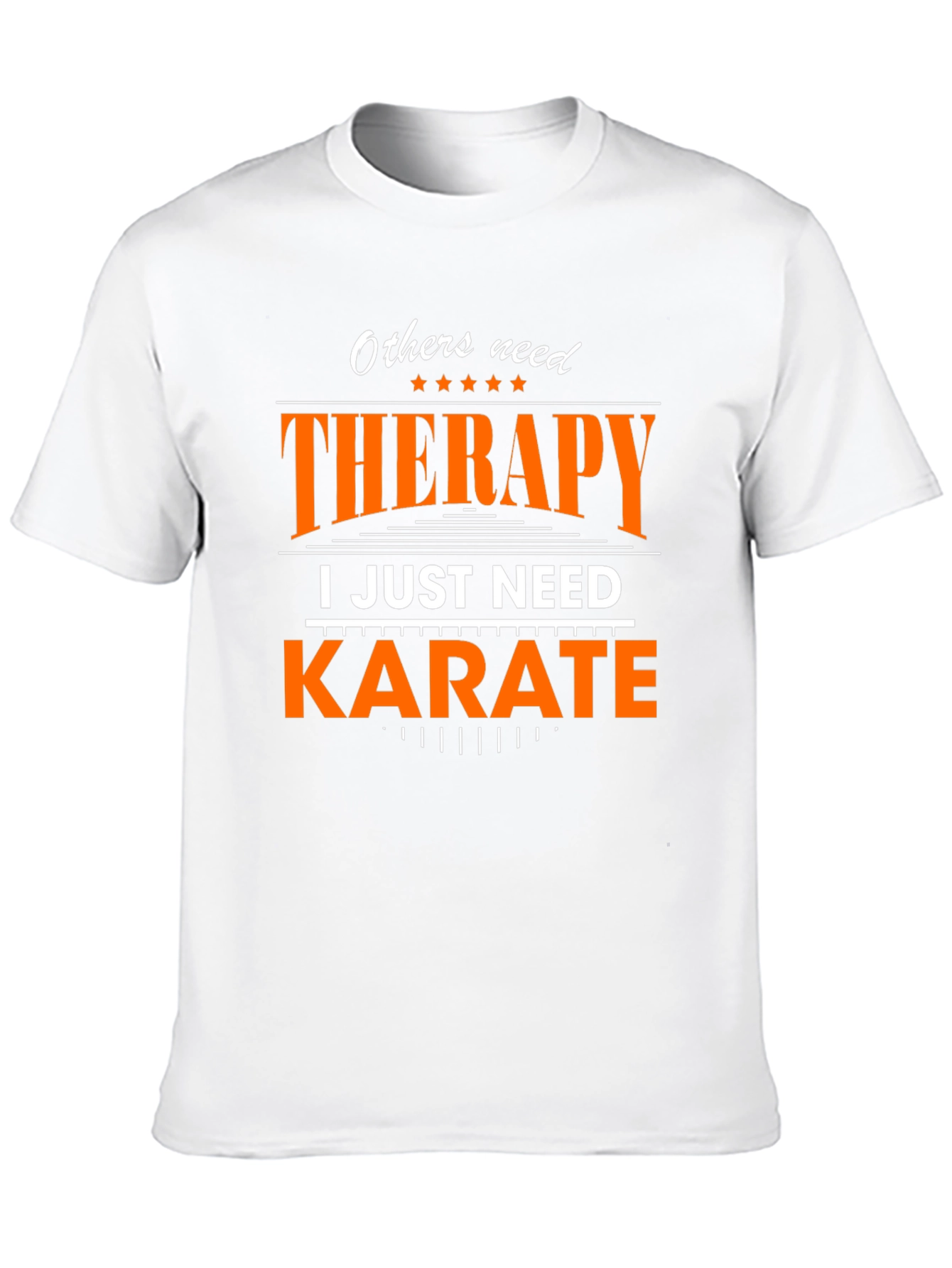 Black Therapy? I Just Need Karate - Graphic T-Shirt view 10