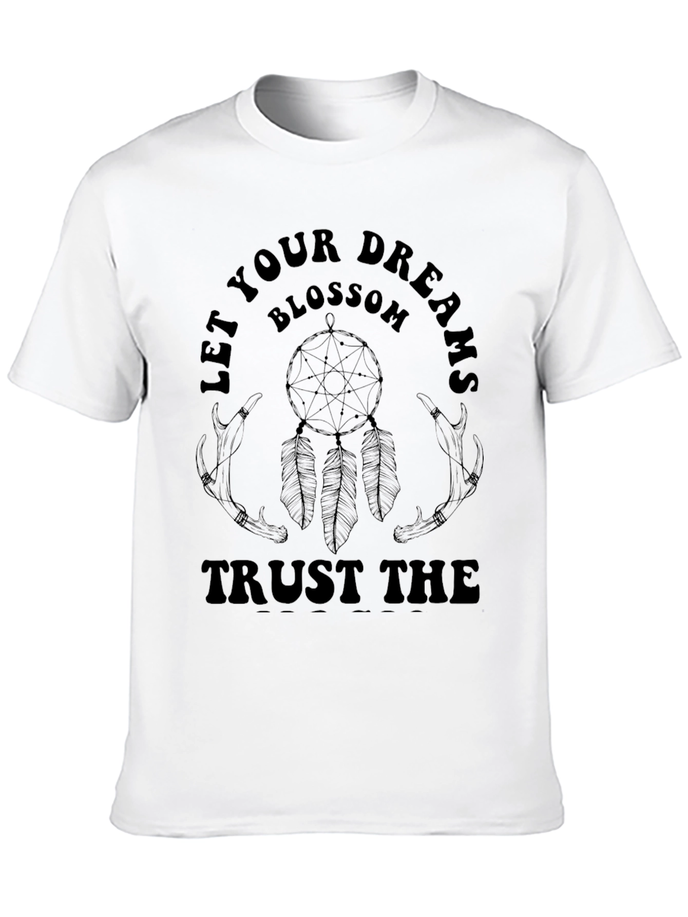 Black Dream Blossom Graphic Tee - Trust the Dreams view 10