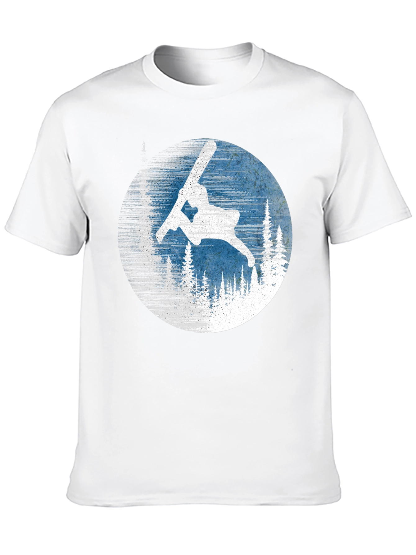 Black Snowboarder T-Shirt - Winter Sports Apparel view 10