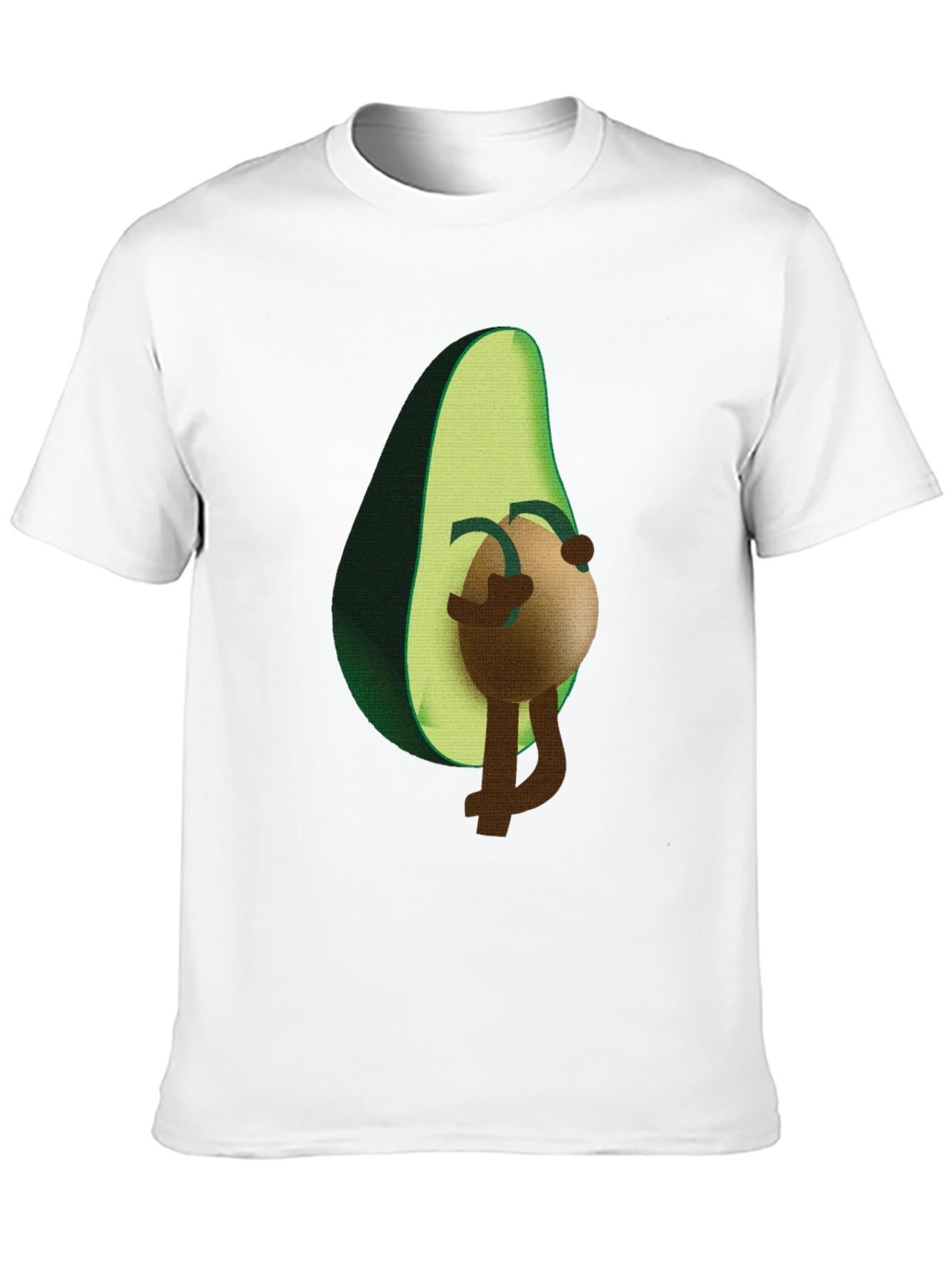 Black Funny Avocado T-Shirt - Fruit with Attitude view 10