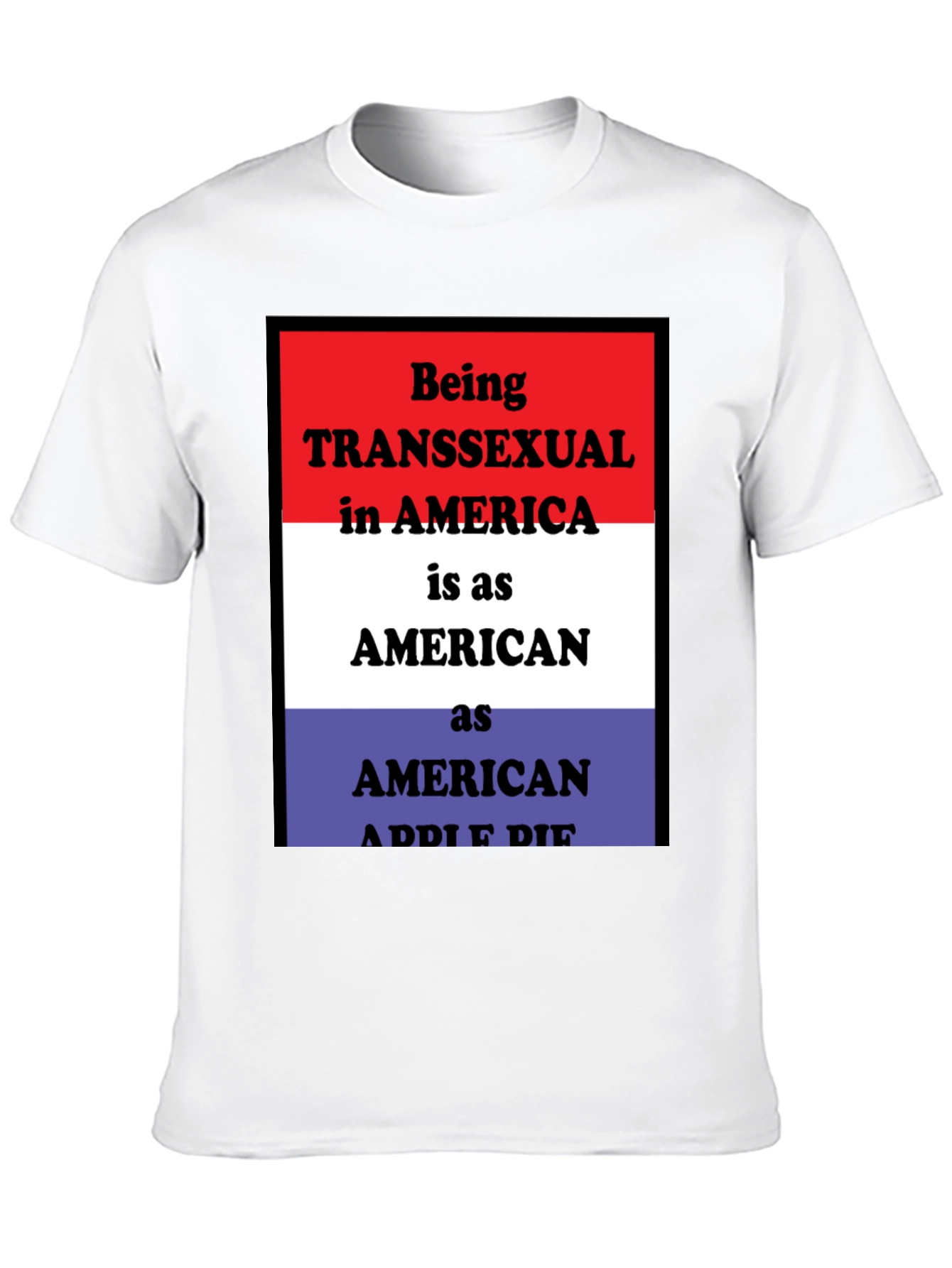 Black Transgender American Pride T-Shirt view 10