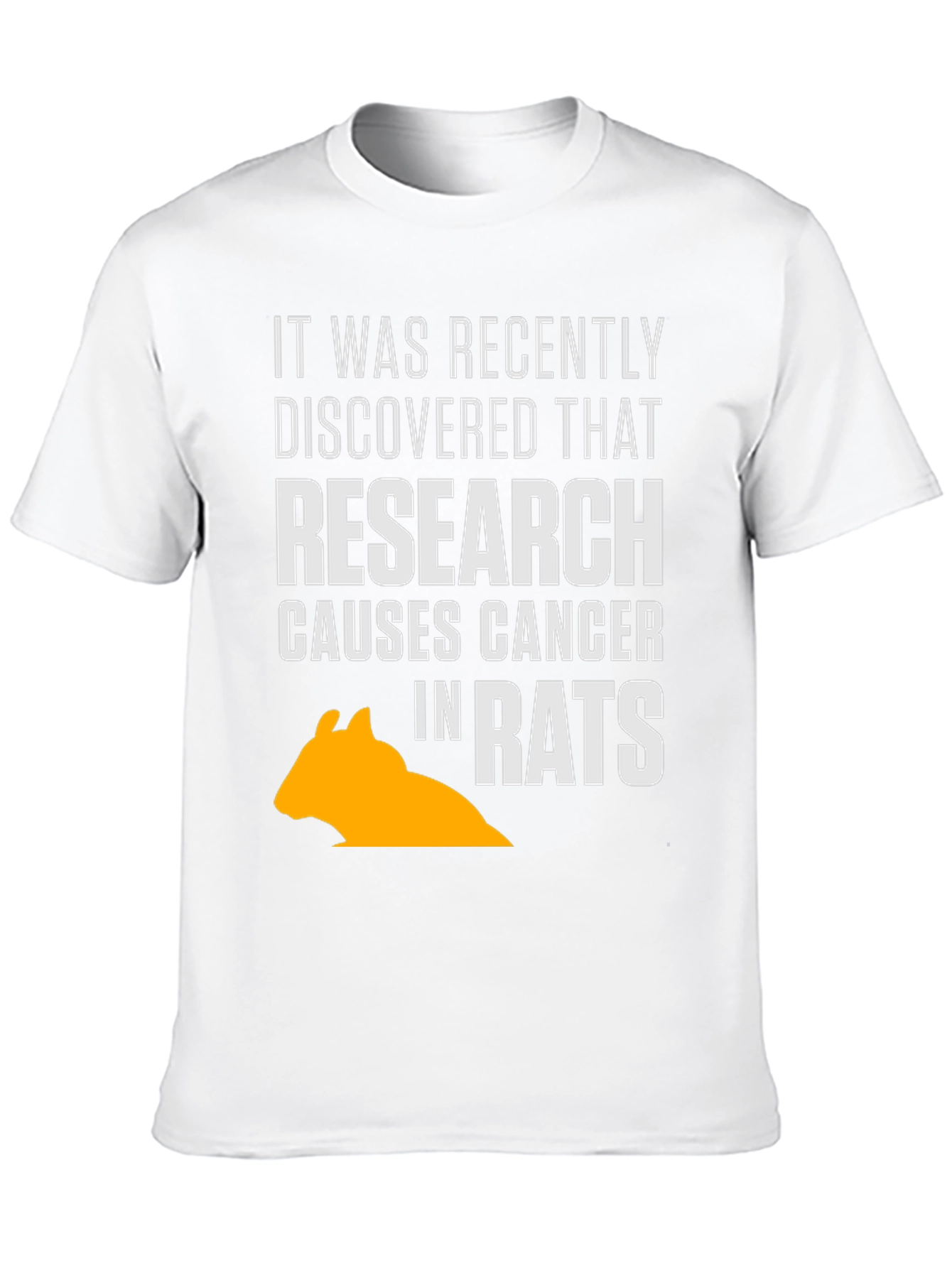 Black Research Causes Cancer in Rats T-Shirt view 10