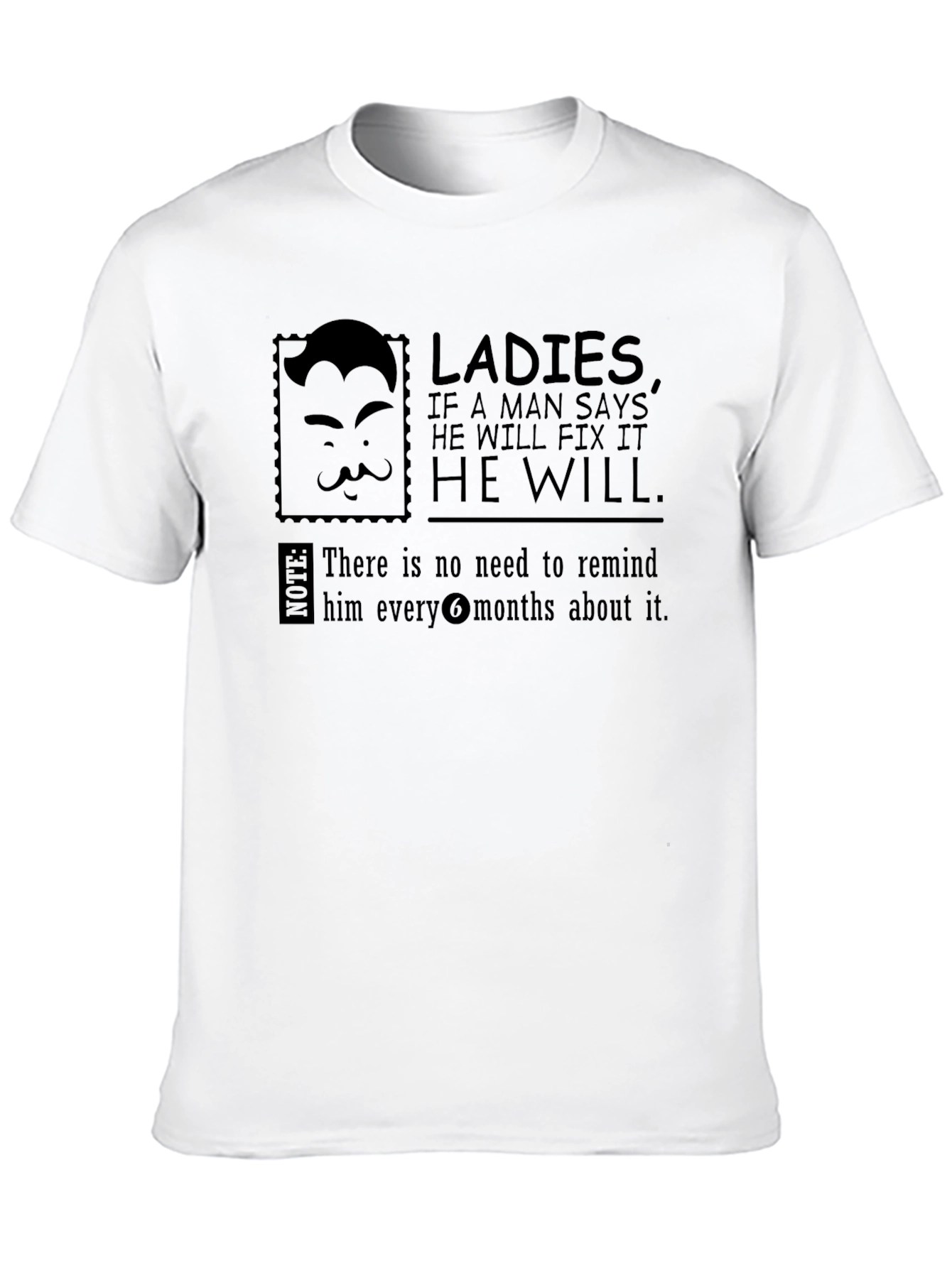 Black Ladies, If a Man Says He Will Fix It T-Shirt view 10