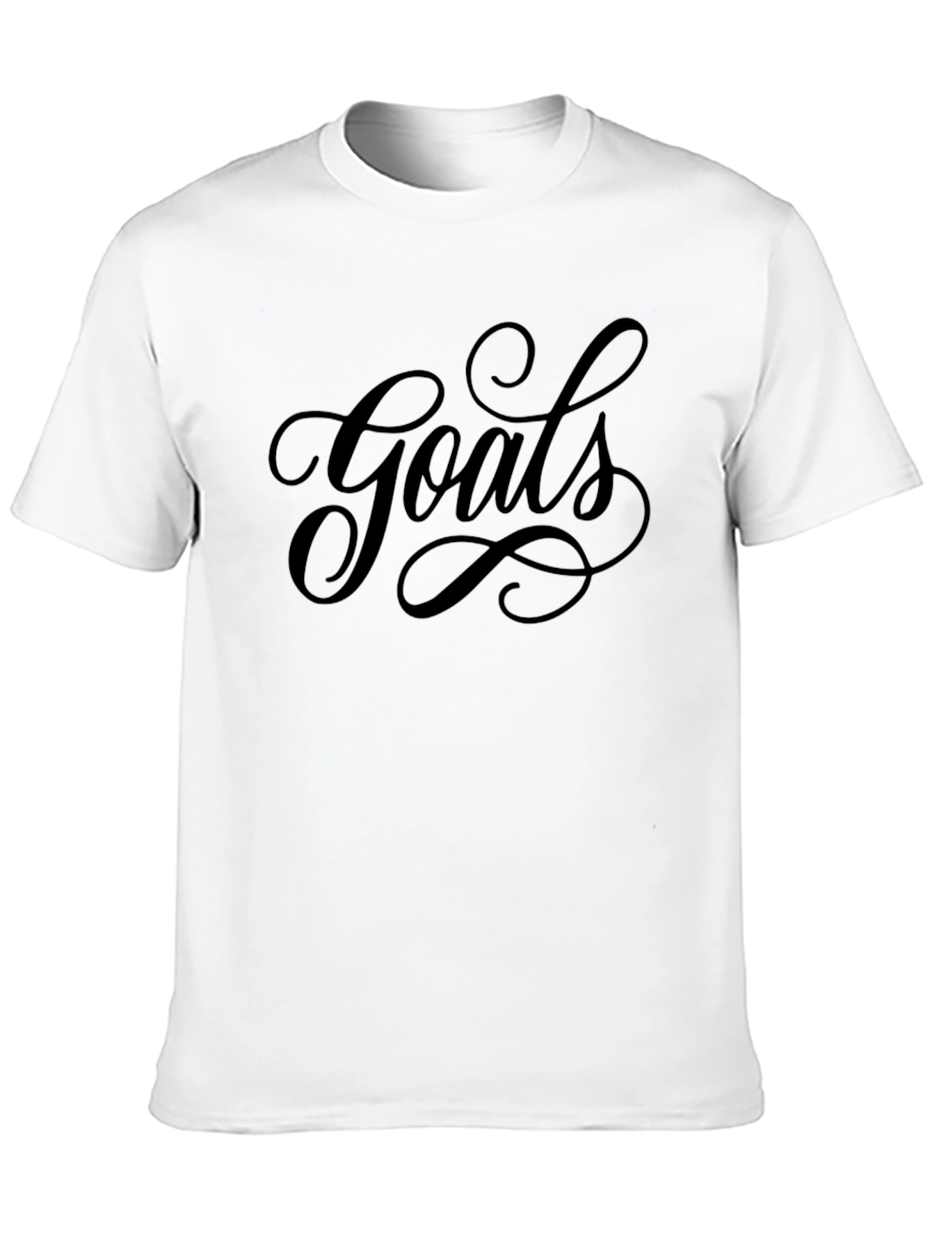 Black Goals T-Shirt - Men's Black Graphic Tee view 10