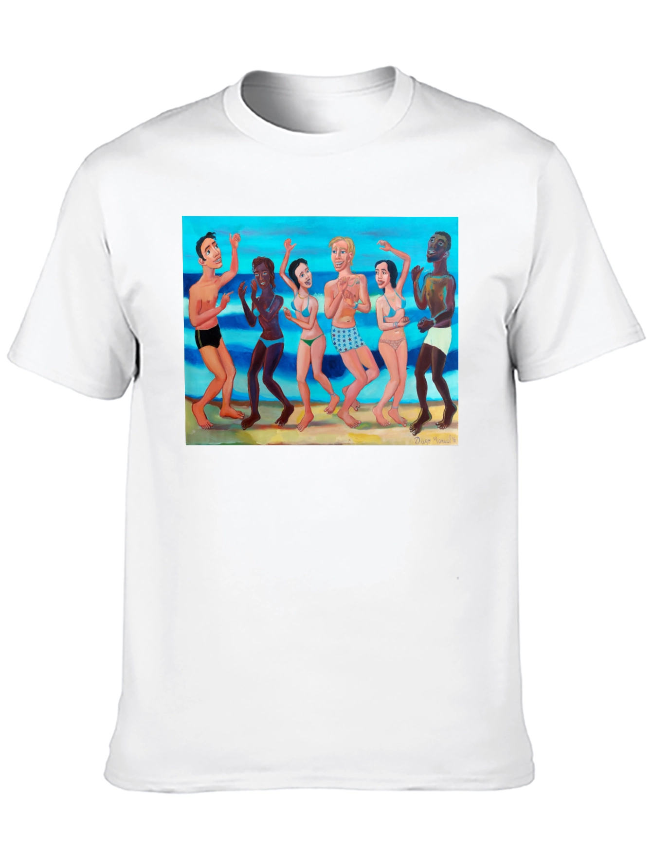 Beach Party Graphic Tee - Crew Neck - 10