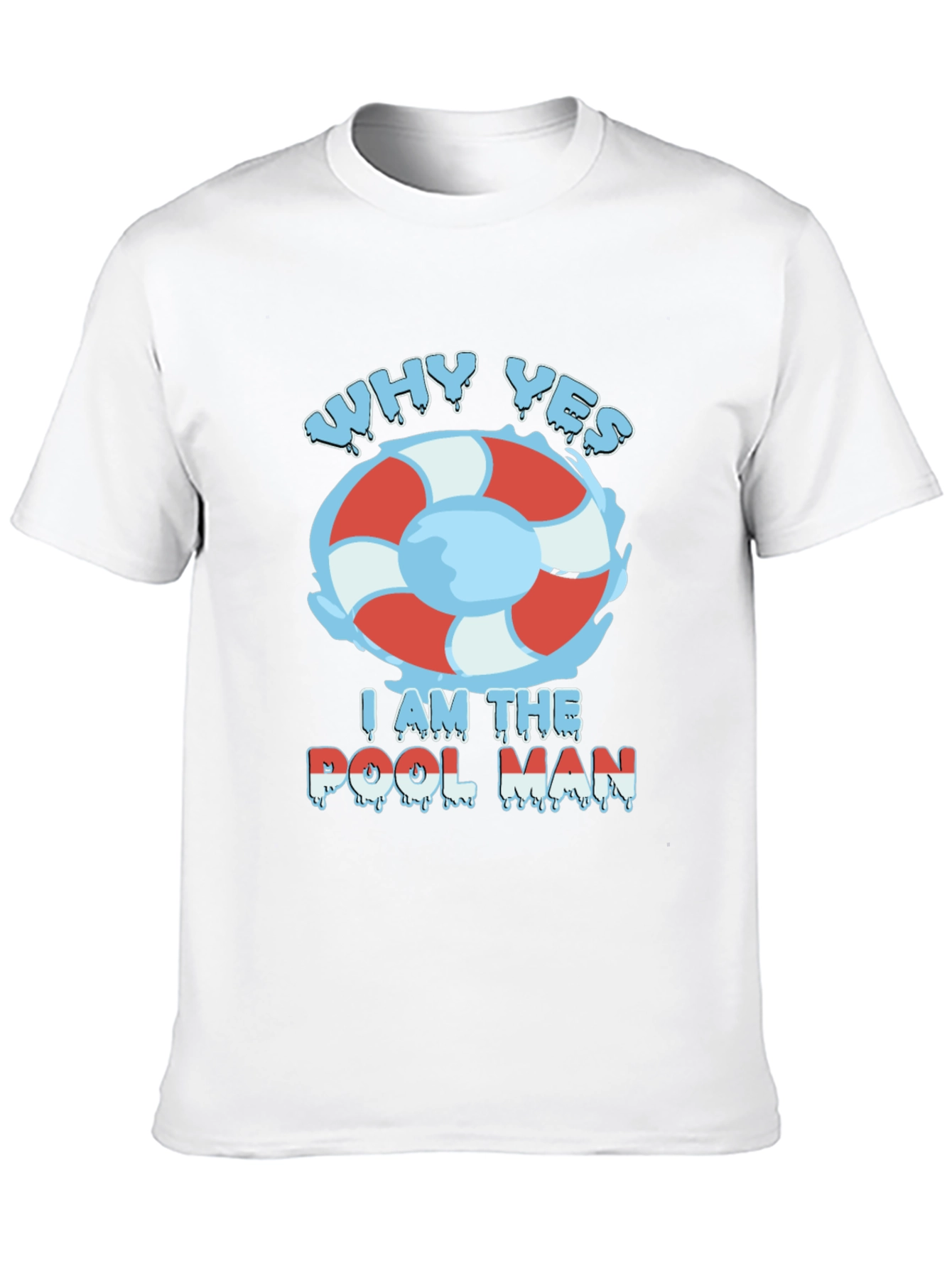 Black Pool Man Graphic Tee - Summer Ready! view 10