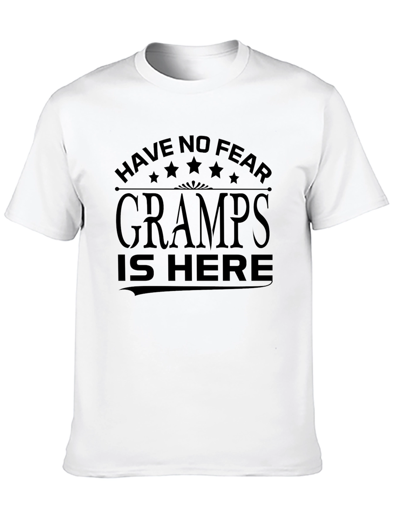 Black Gramps Is Here Black T-Shirt view 10