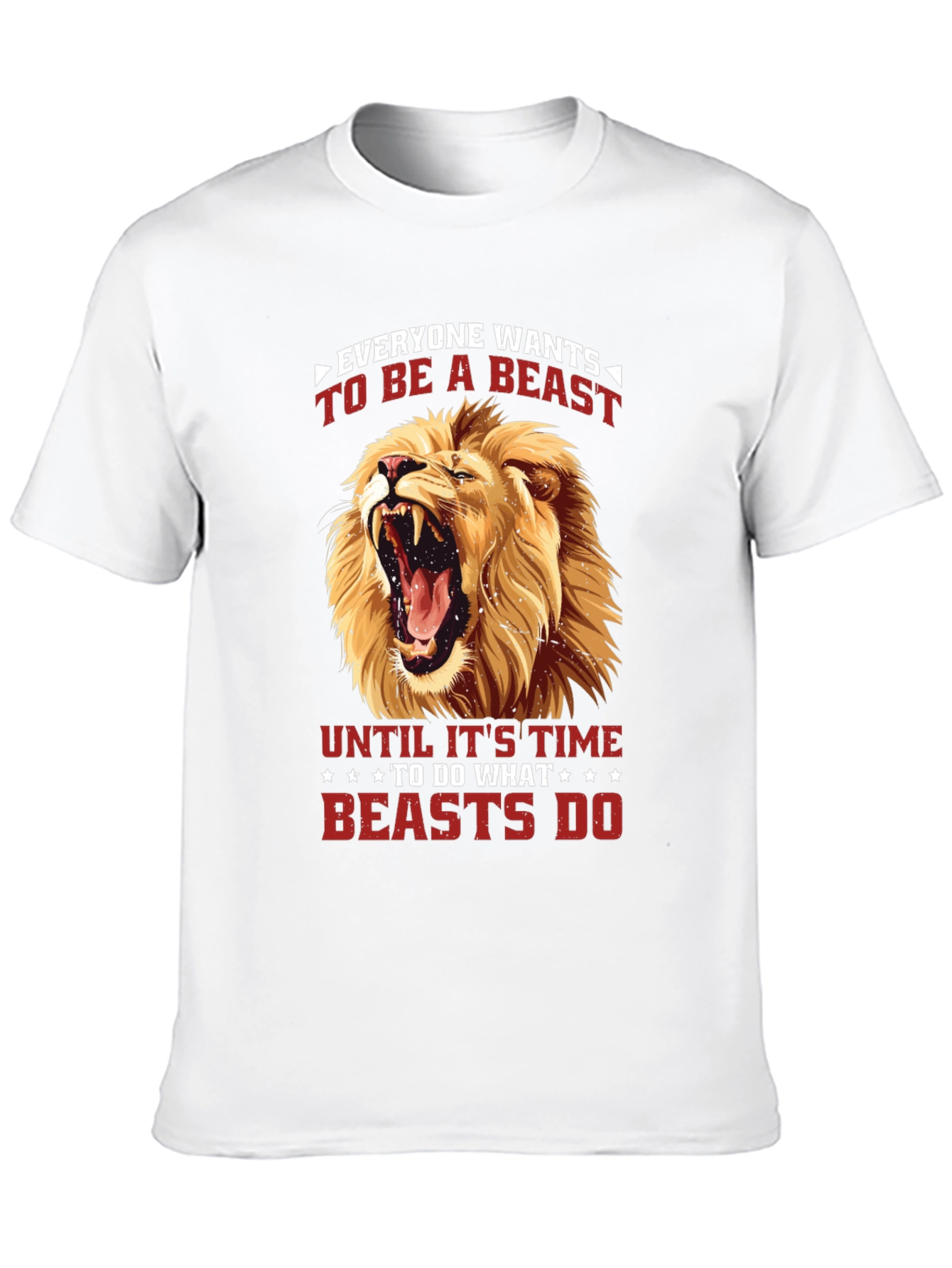 Black Lion Beast Graphic T-Shirt - Bold Statement Tee view 10