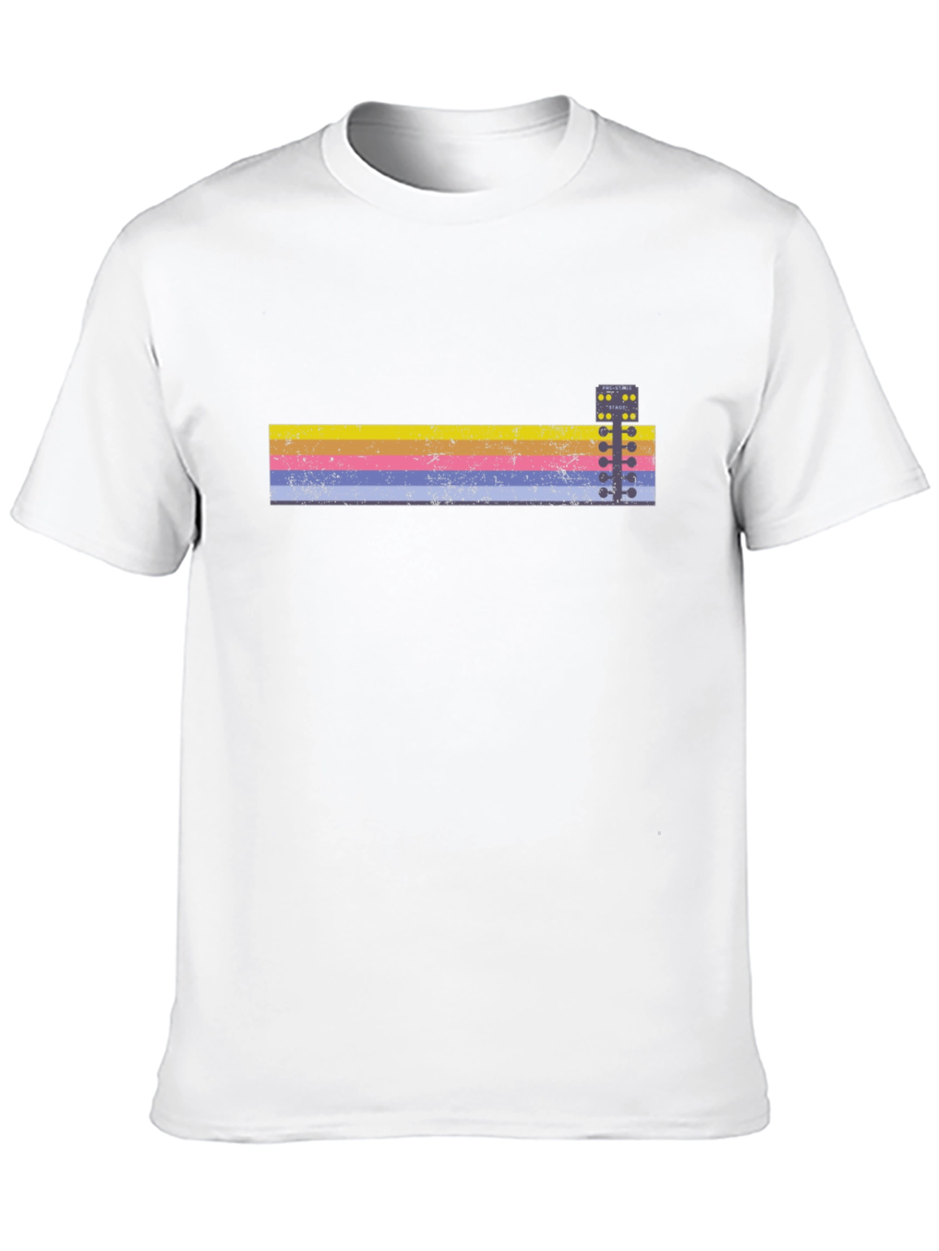 Black Sunset Drag Race Tree T-Shirt view 10