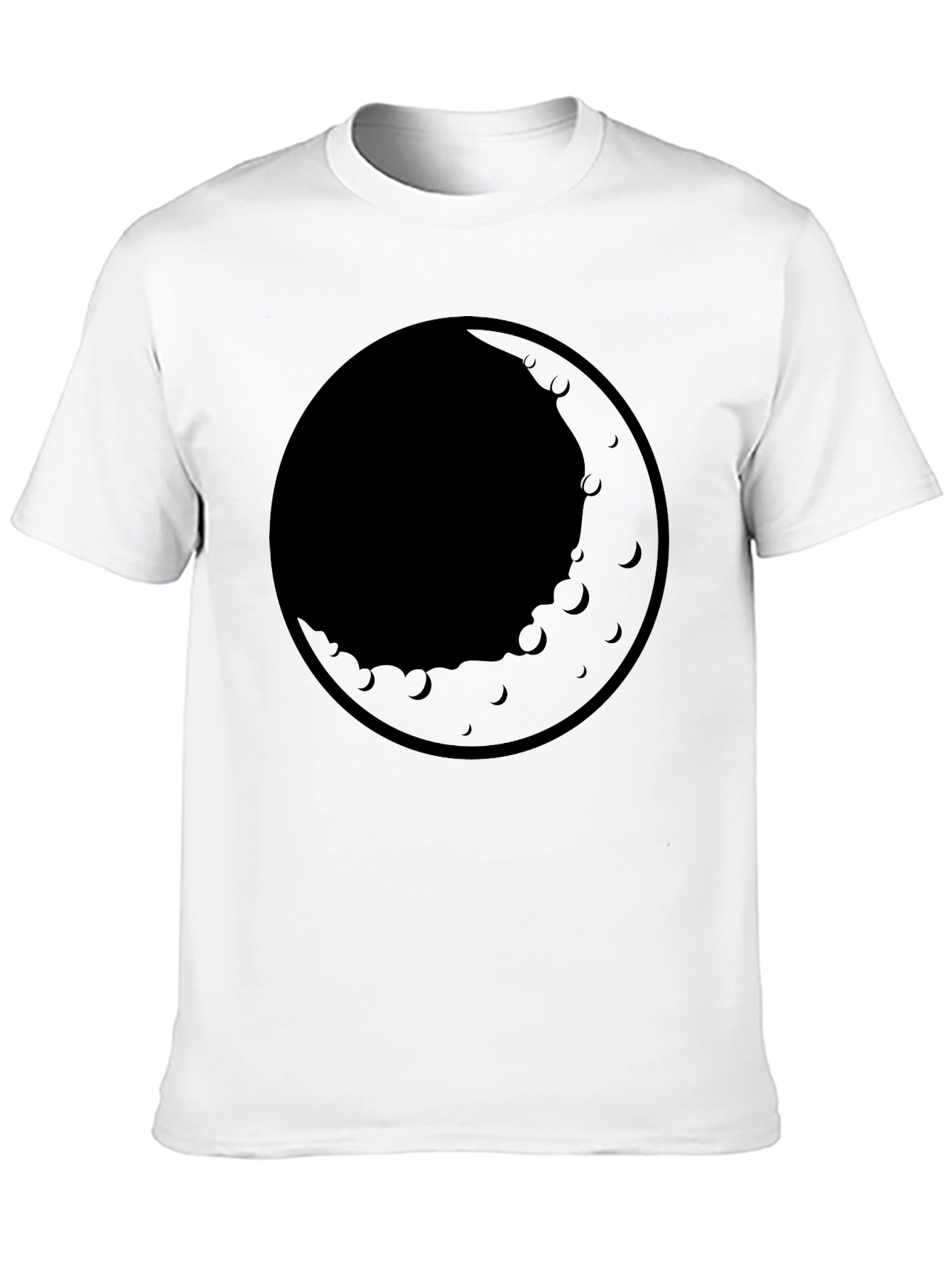 Black Men's Black Moon Graphic T-Shirt view 10