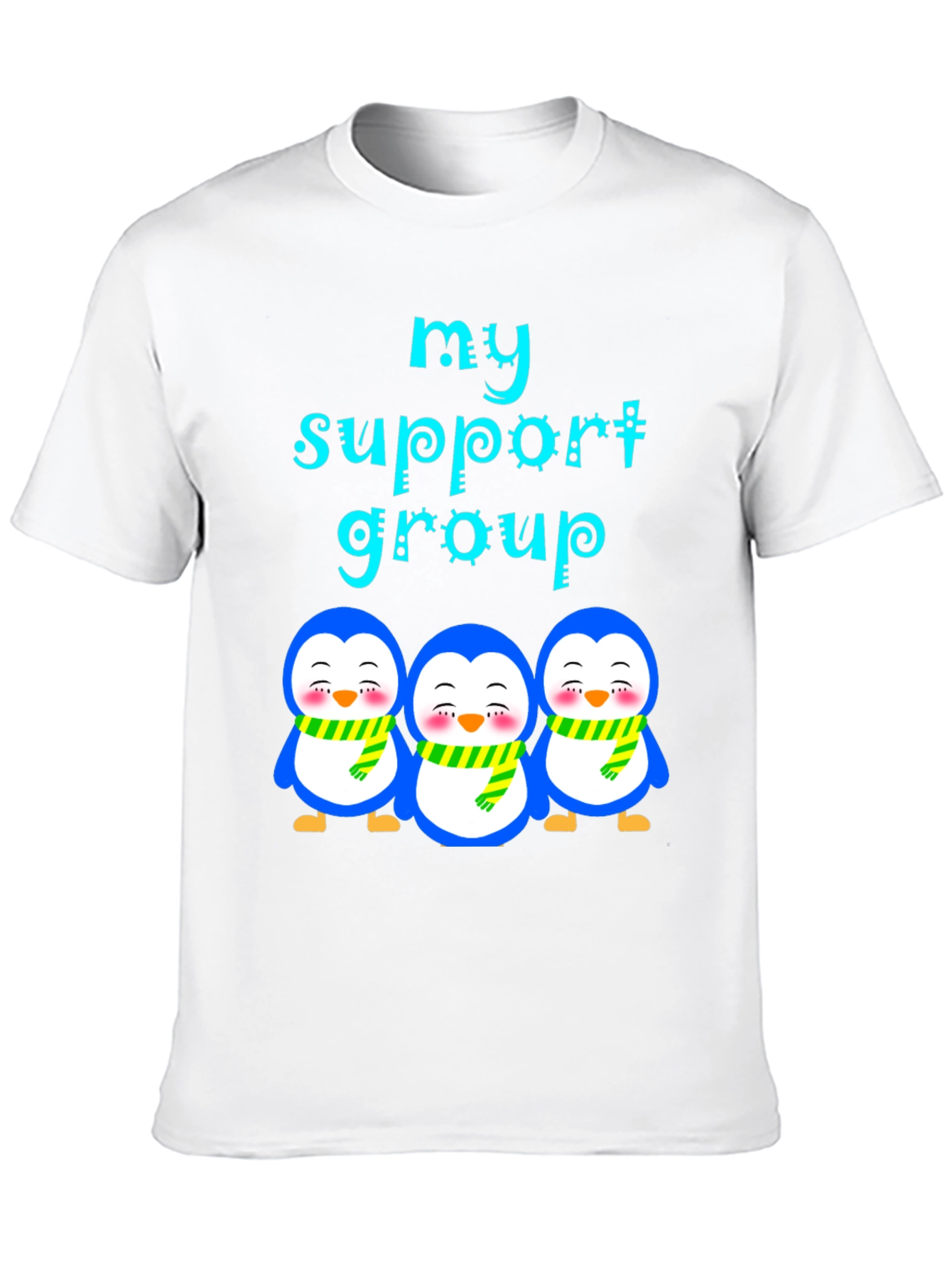 Black Penguin Support Group Graphic Tee - Unisex view 10