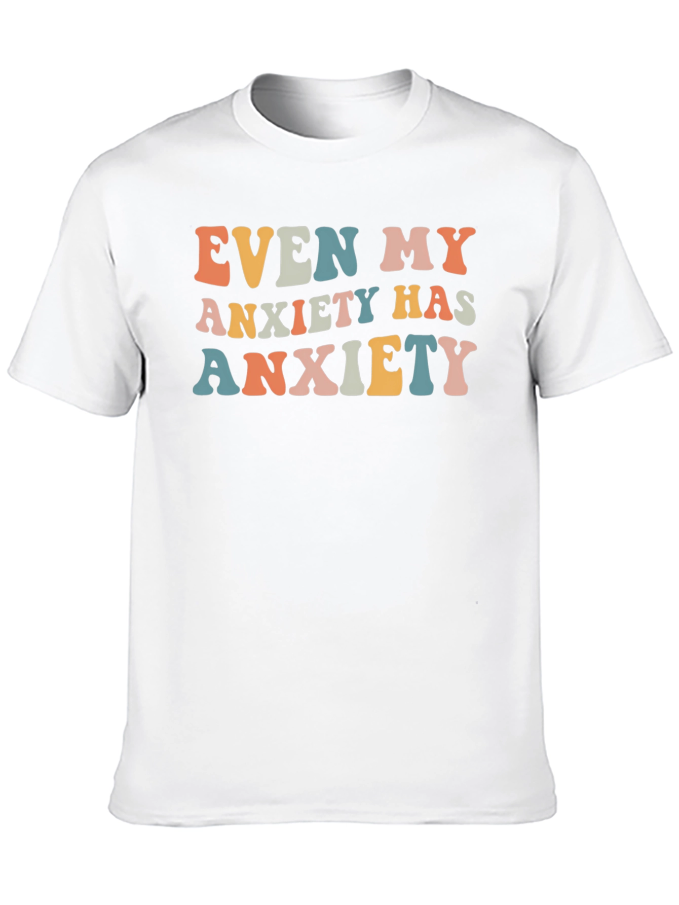 Black Anxiety Graphic Tee - Unisex Soft Cotton view 10
