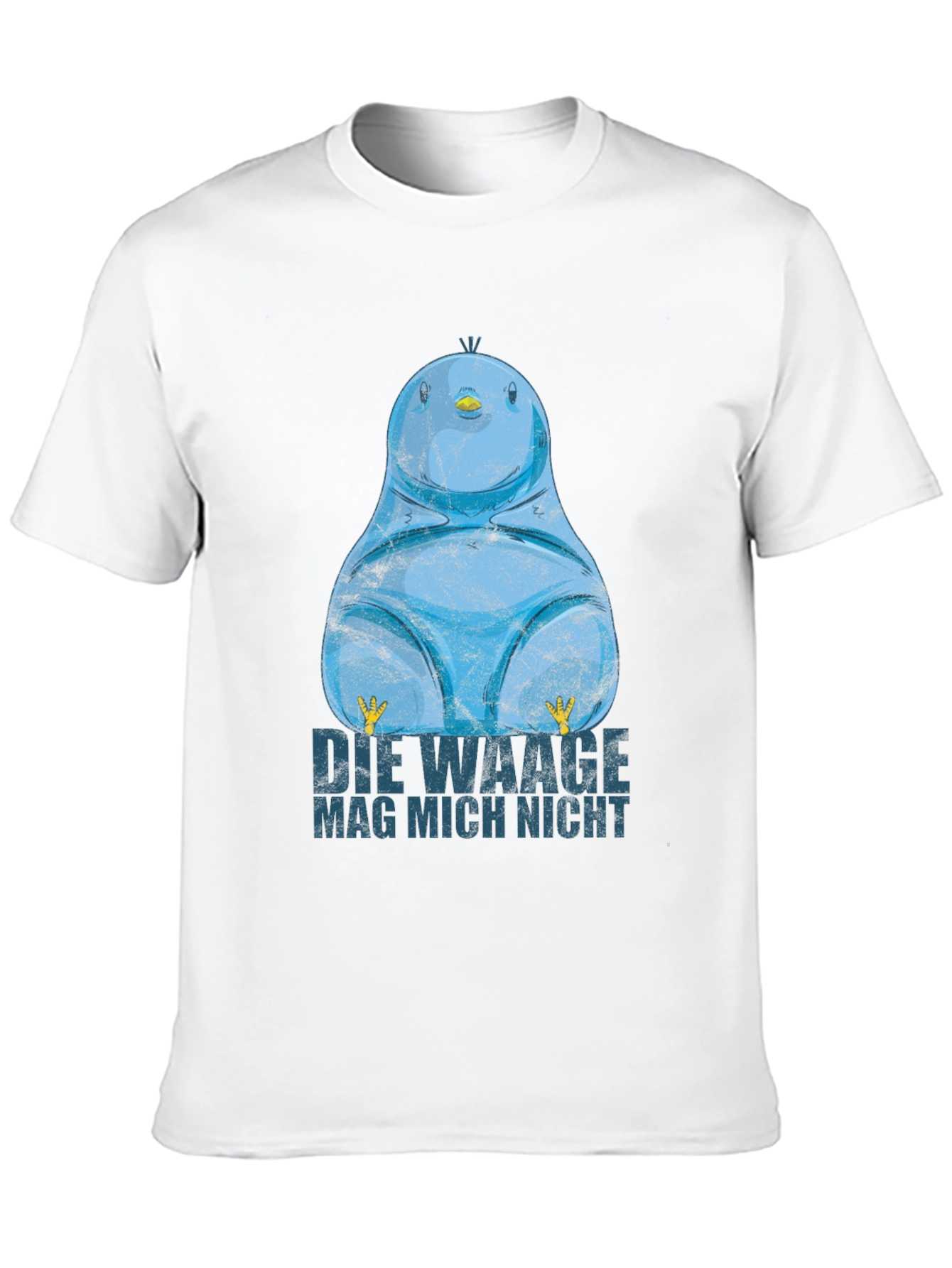 Black Funny Blue Bird T-Shirt - Die Waage Mag Mich Nicht view 10