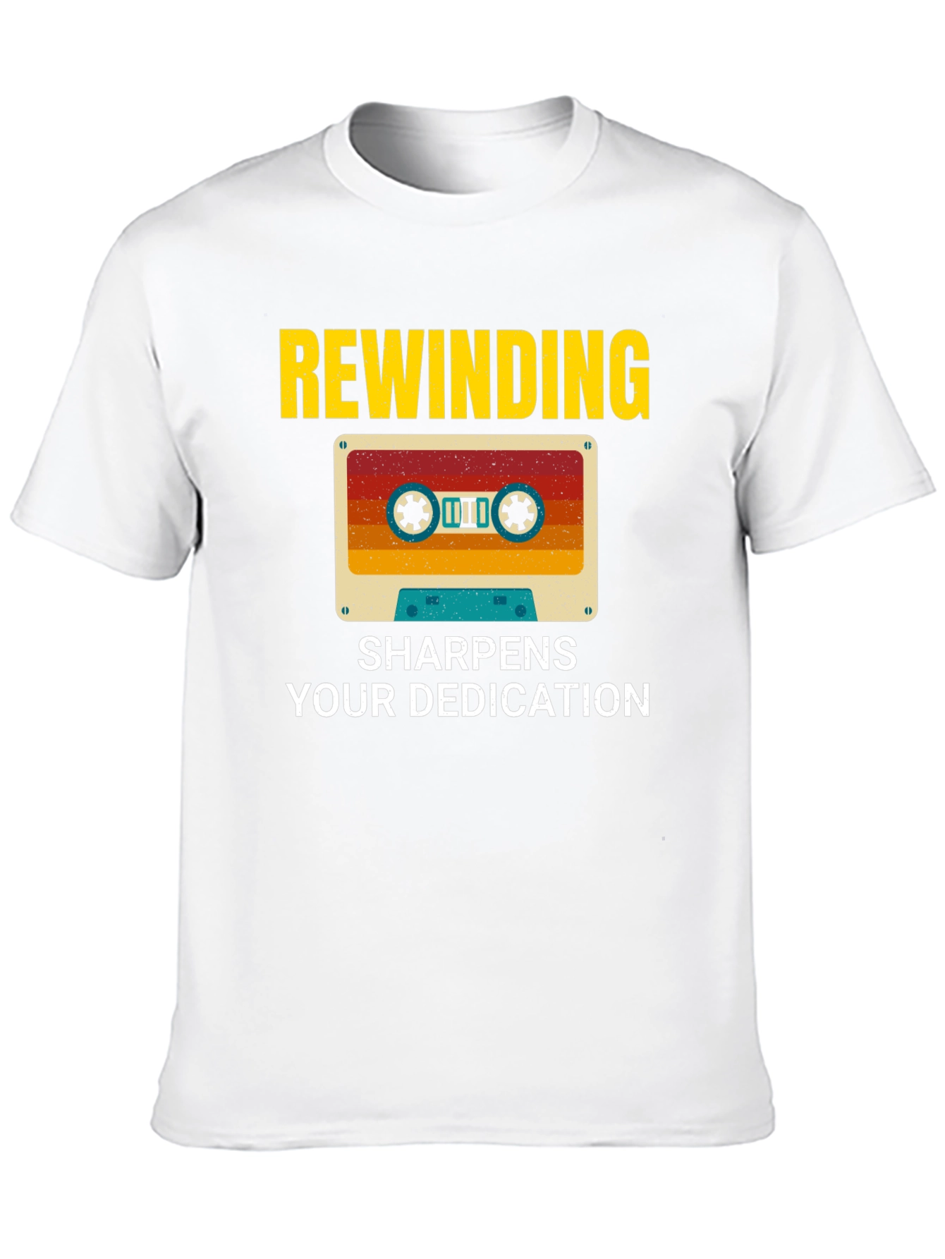 Black Rewinding Dedication Black T-Shirt view 10